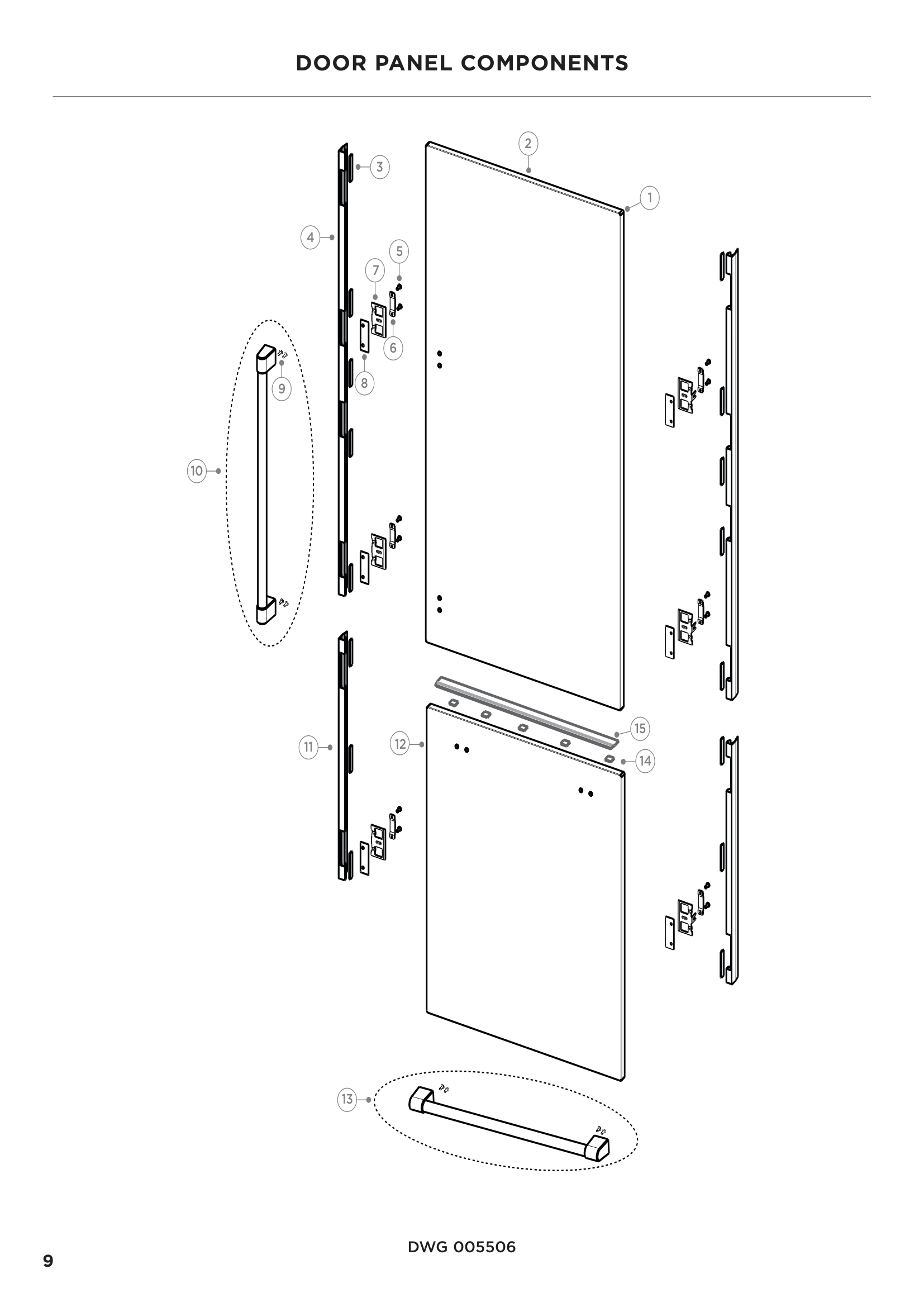 DOOR PANEL COMPONENTS
