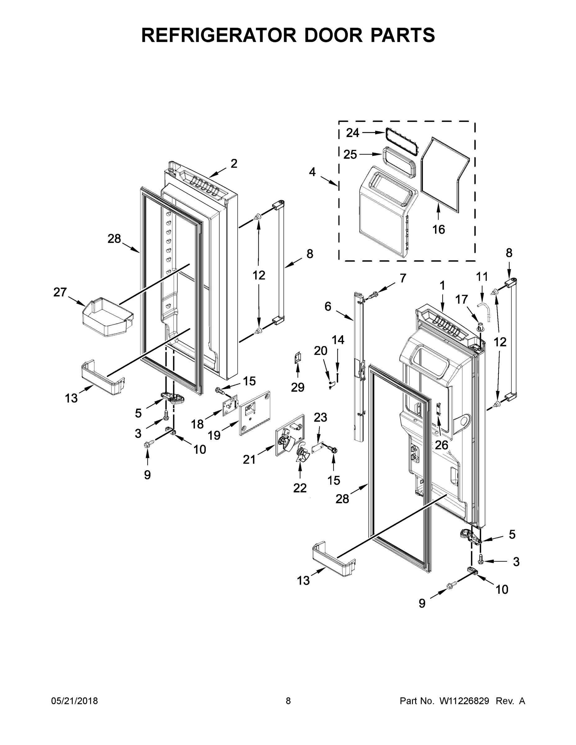 05 - REFRIGERATOR DOOR PARTS