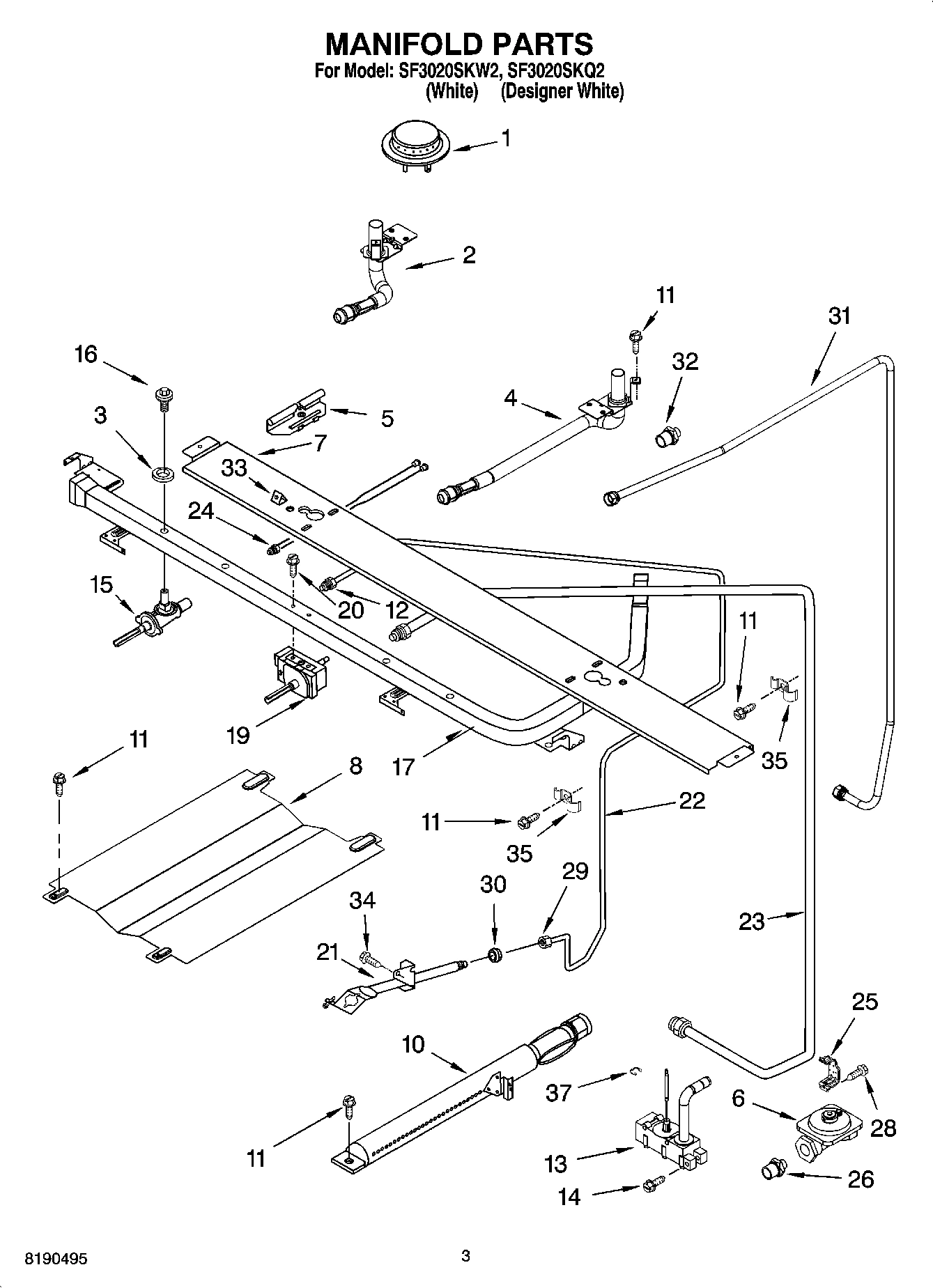 03 - MANIFOLD PARTS