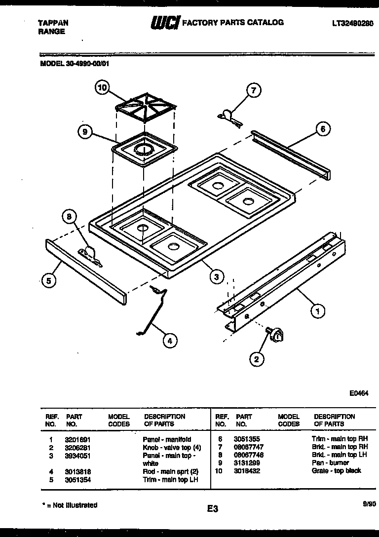 03 - COOKTOP PARTS
