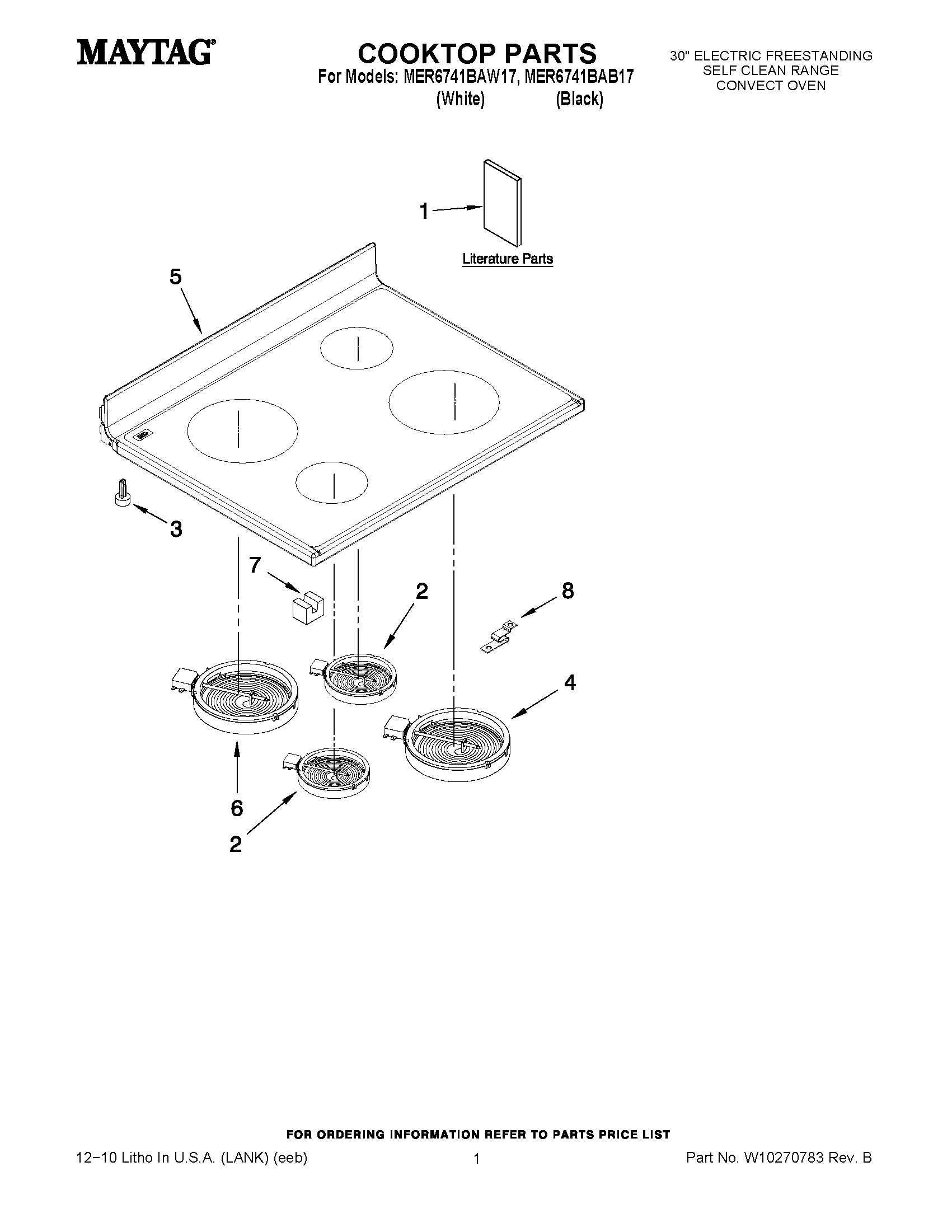 01 - COOKTOP PARTS