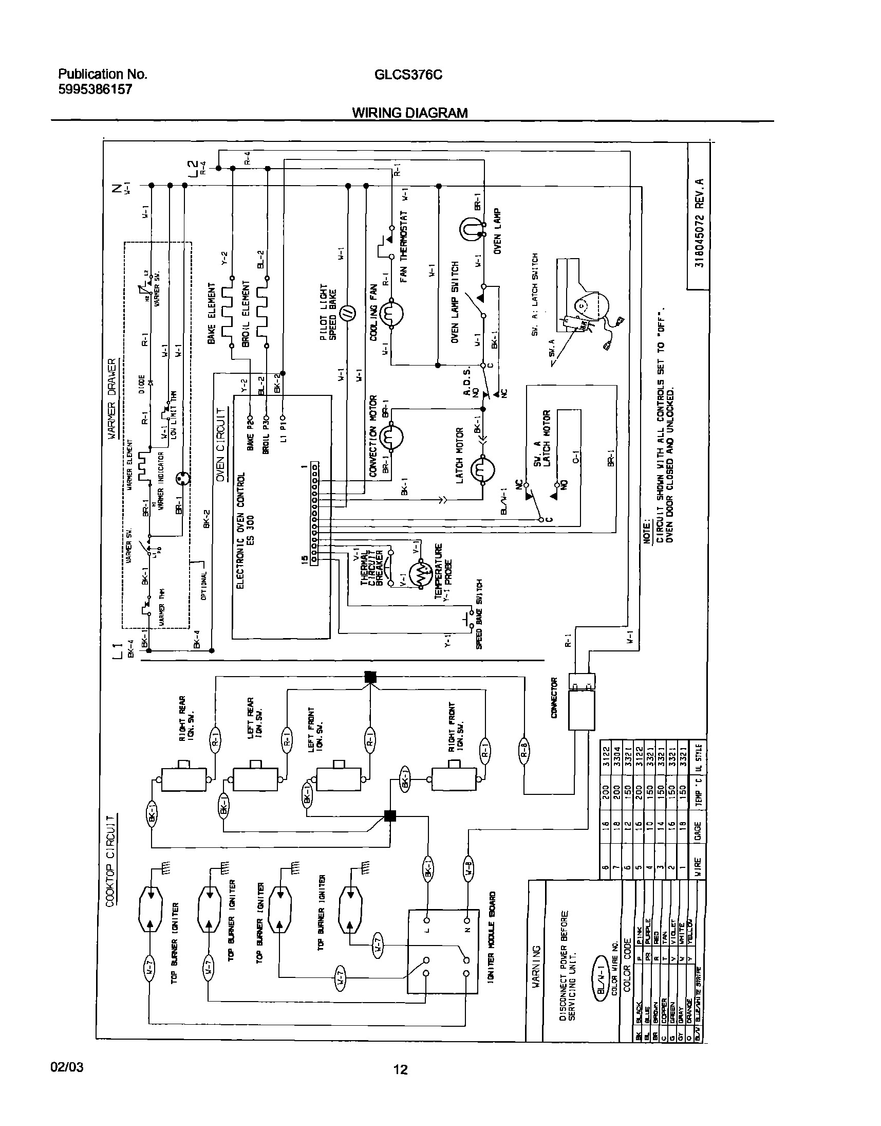 12 - WIRING DIAGRAM