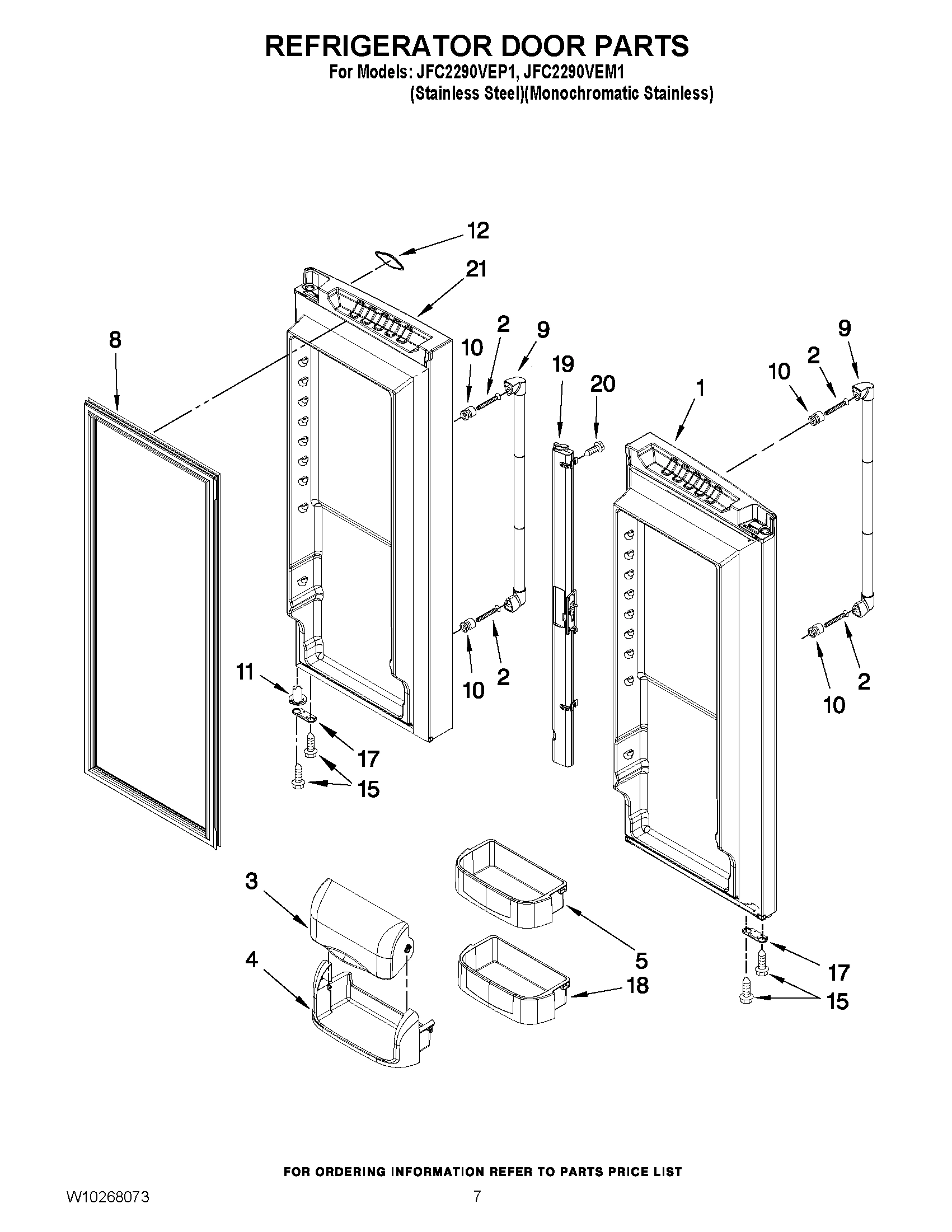 04 - REFRIGERATOR DOOR PARTS