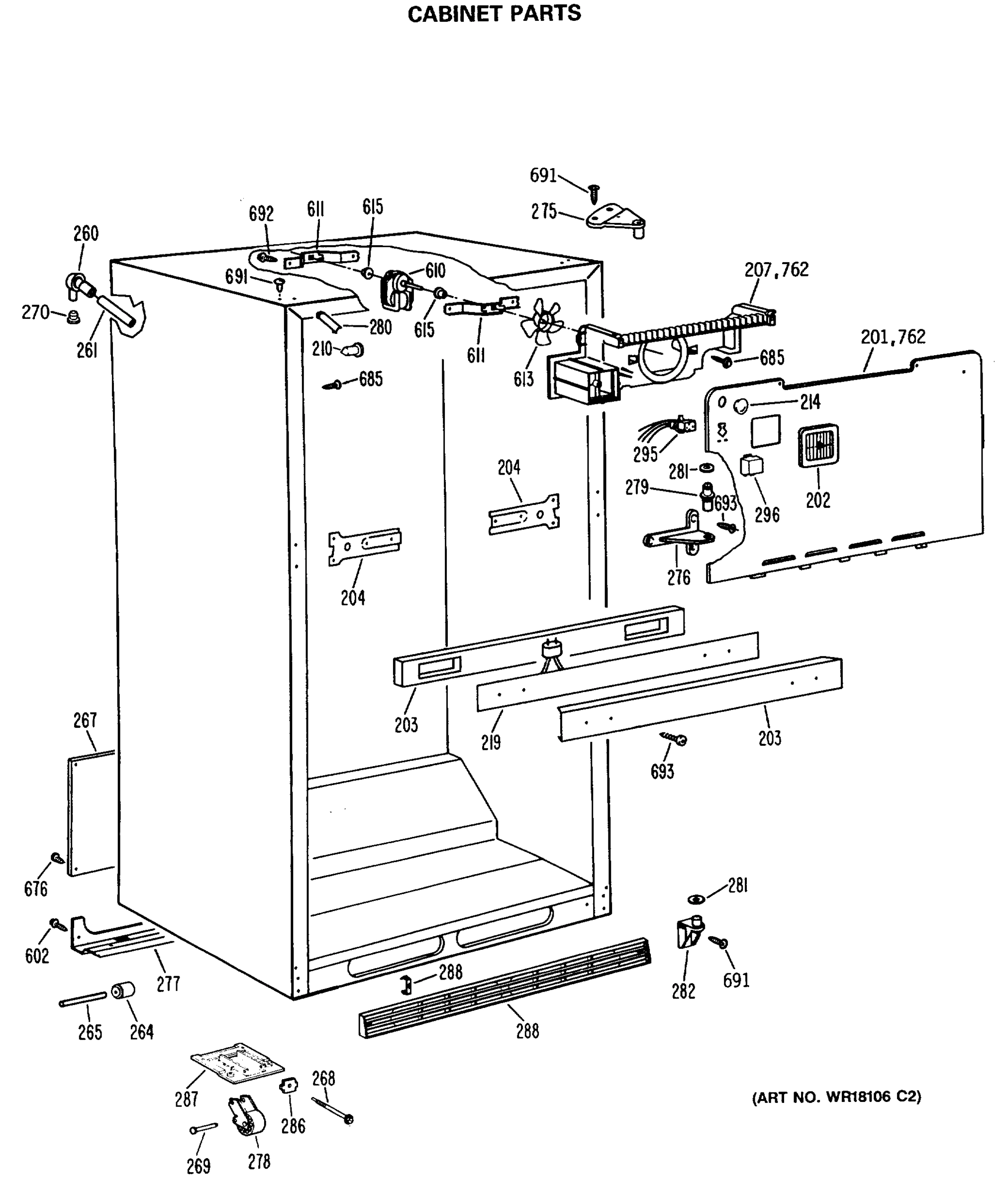 CABINET PARTS