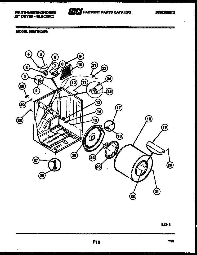 02 - CABINET AND COMPONENT PARTS