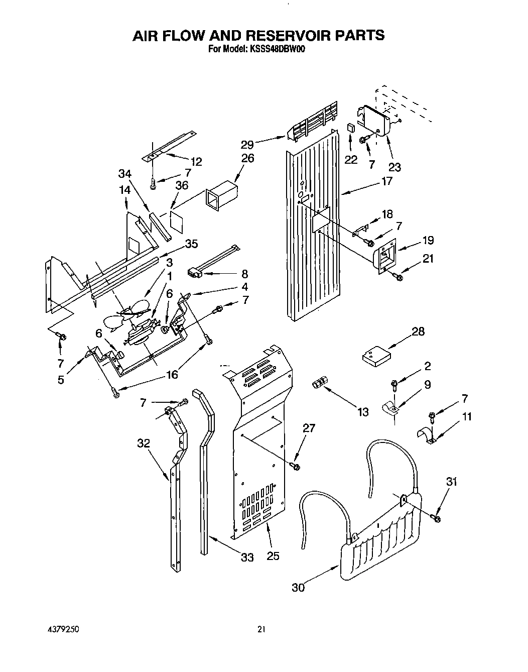 12 - AIR FLOW AND RESERVOIR