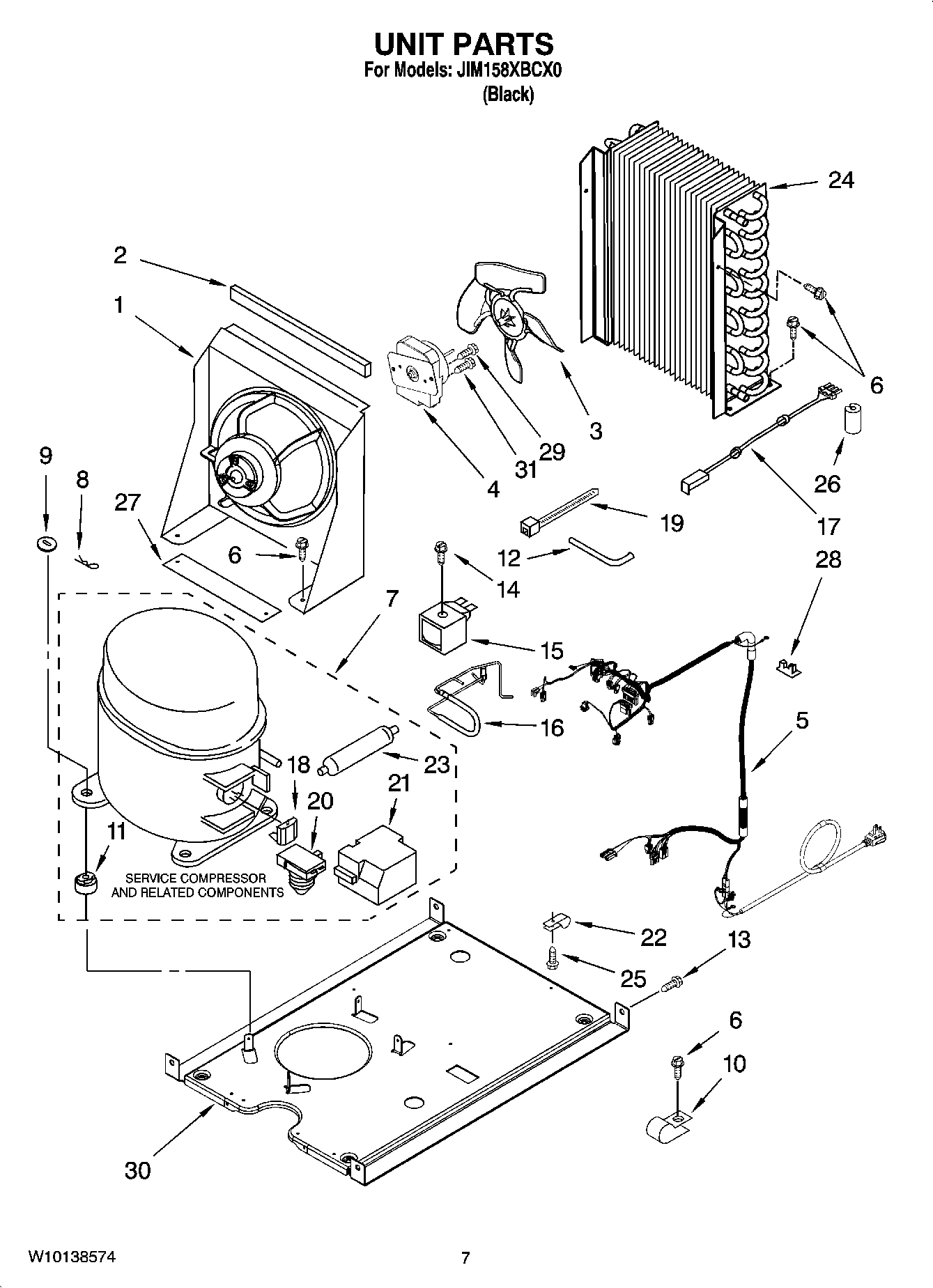 05 - UNIT PARTS, OPTIONAL PARTS (NOT INCLUDED)