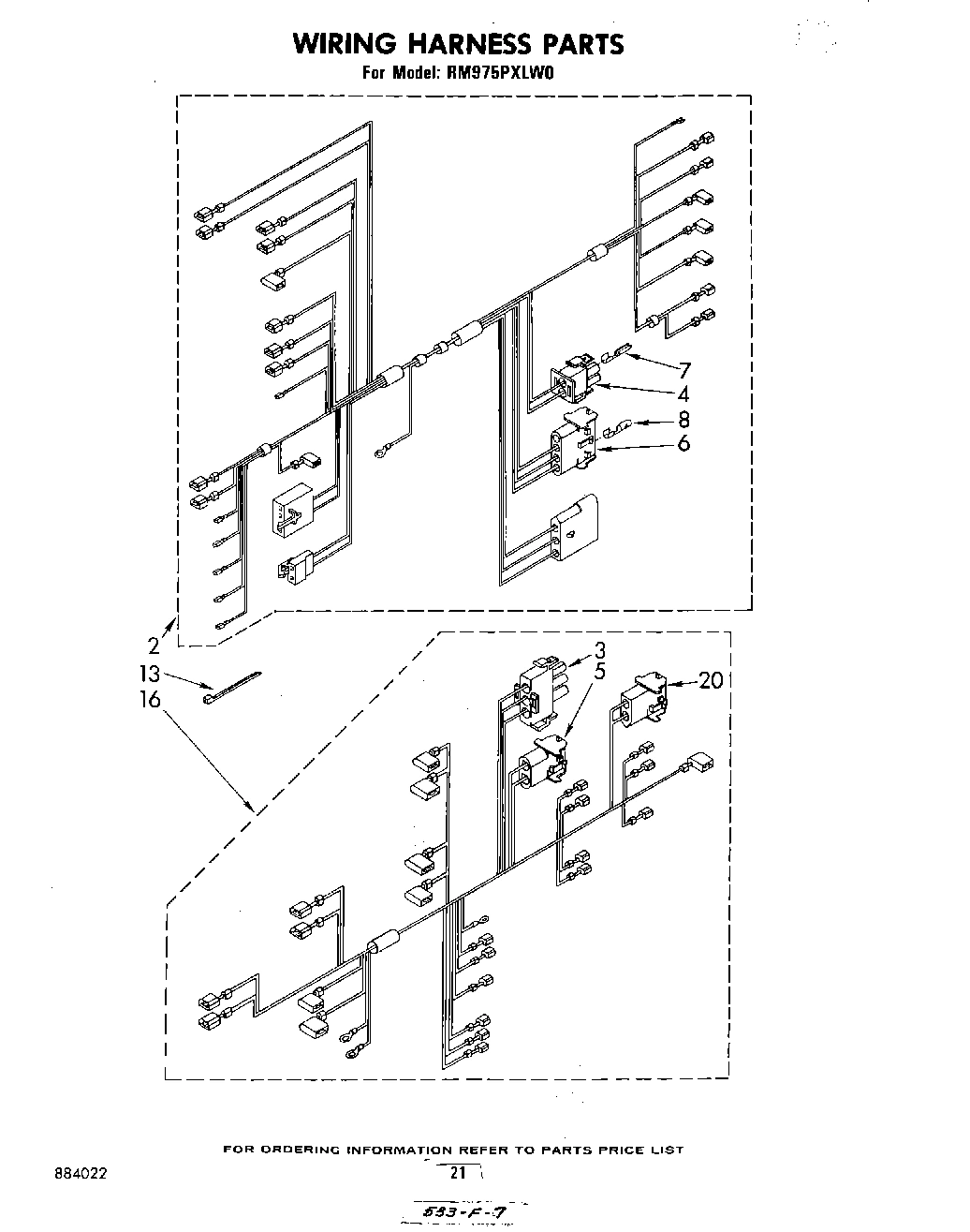 12 - WIRING HARNESS , LITERATURE AND OPTIONAL