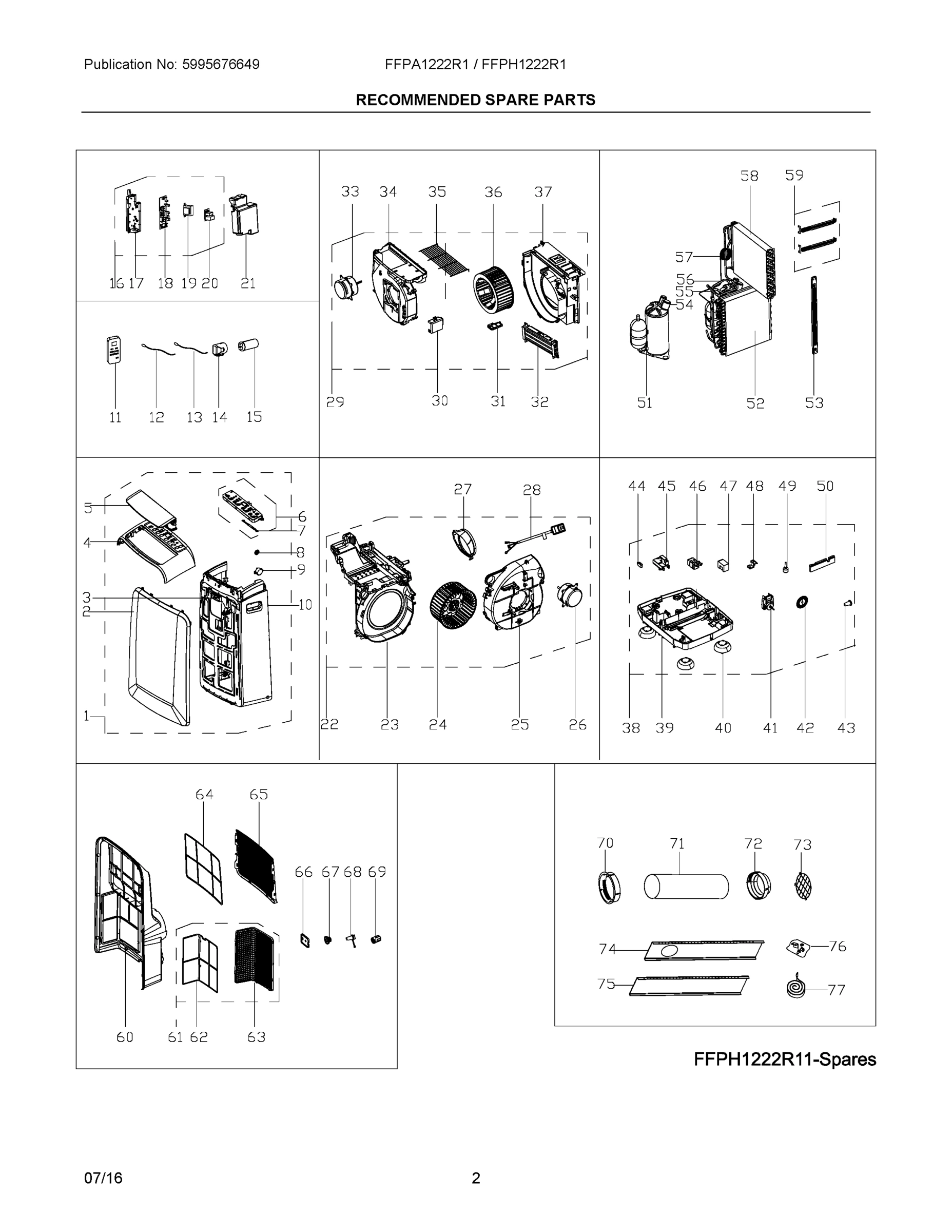 02 - RECOMMENDED SPARE PARTS
