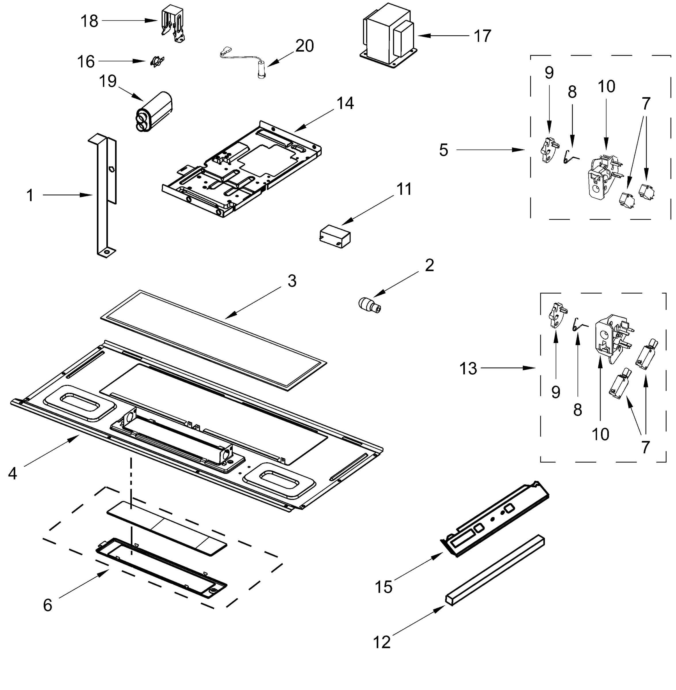 INTERIOR AND VENTILATION PARTS
