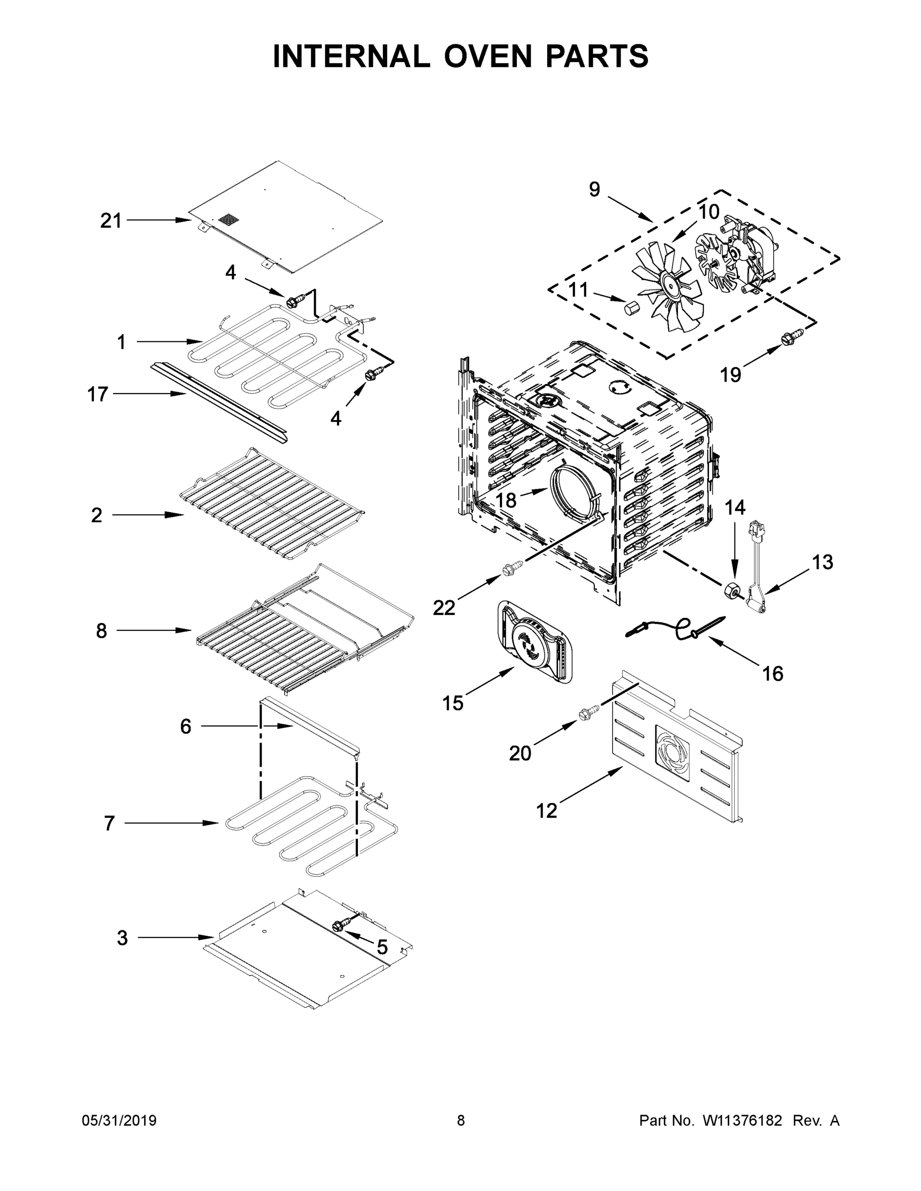 05 - INTERNAL OVEN PARTS