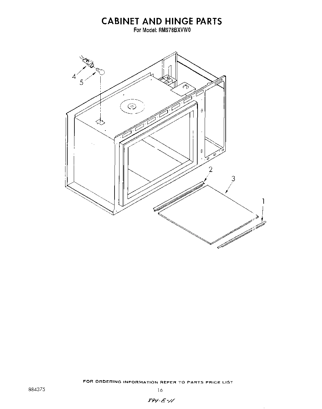 10 - CABINET AND HINGE