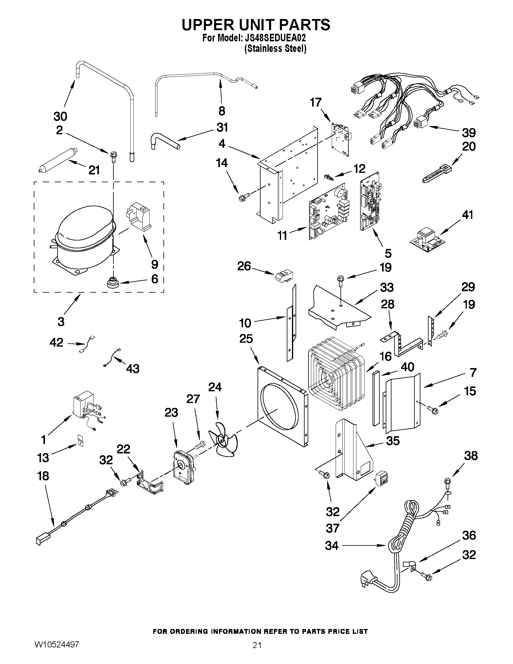 13 - UPPER UNIT PARTS