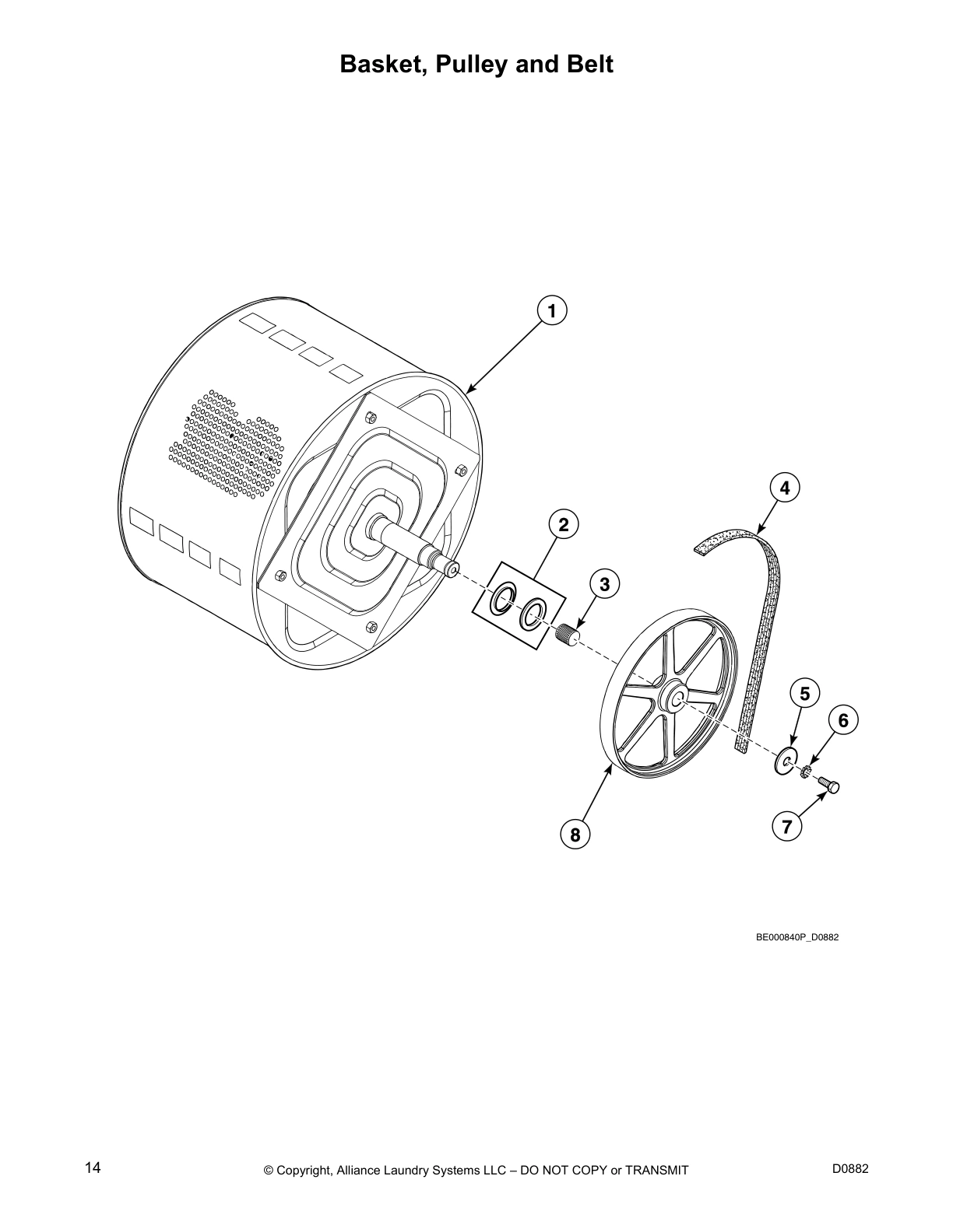 Basket, Pulley and Belt