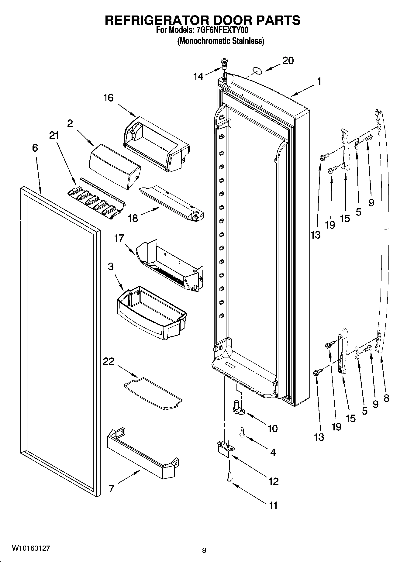 06 - REFRIGERATOR DOOR PARTS