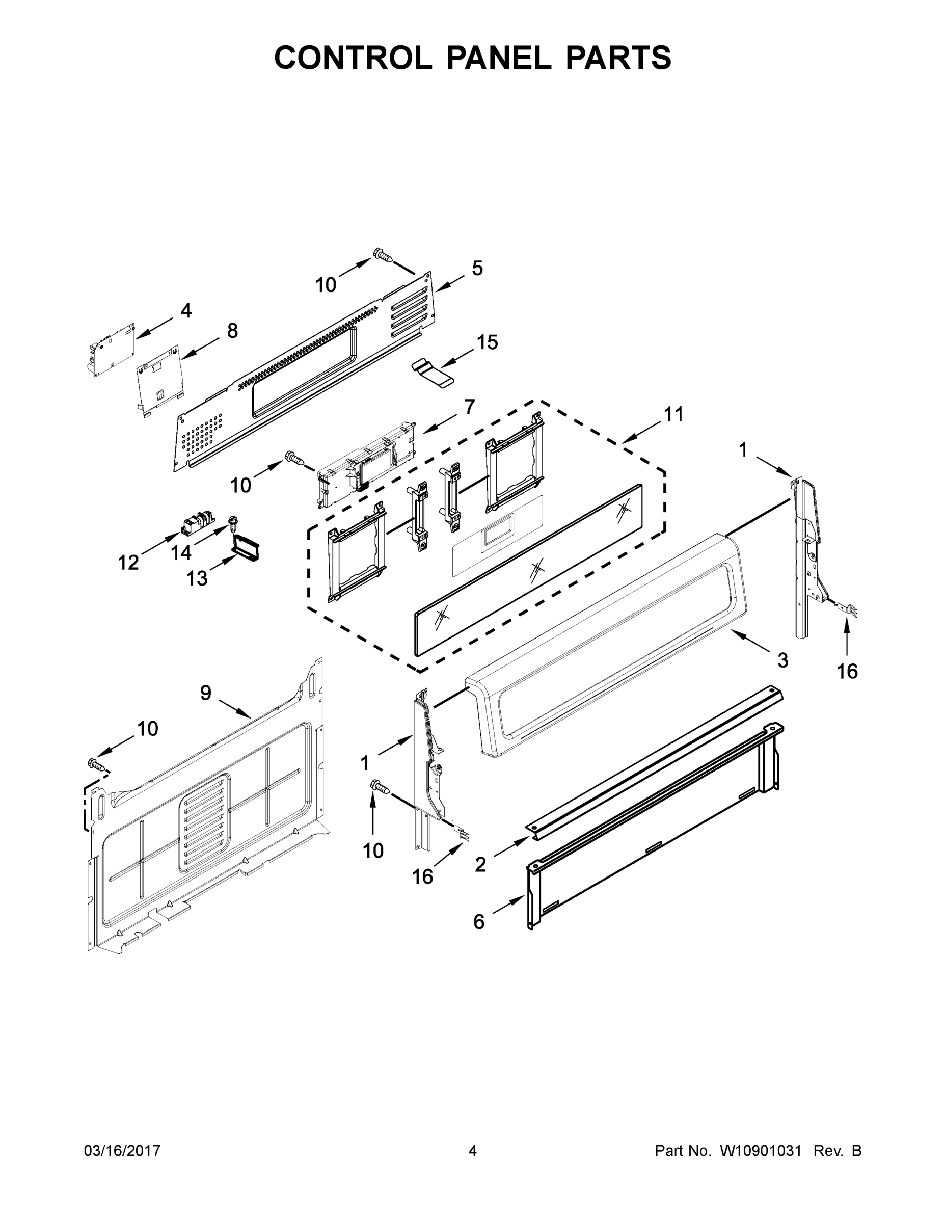 03 - CONTROL PANEL PARTS