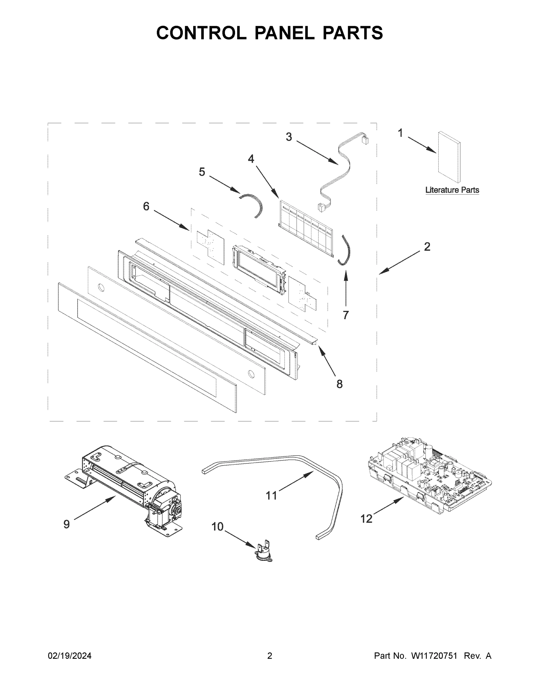 02 - CONTROL PANEL PARTS