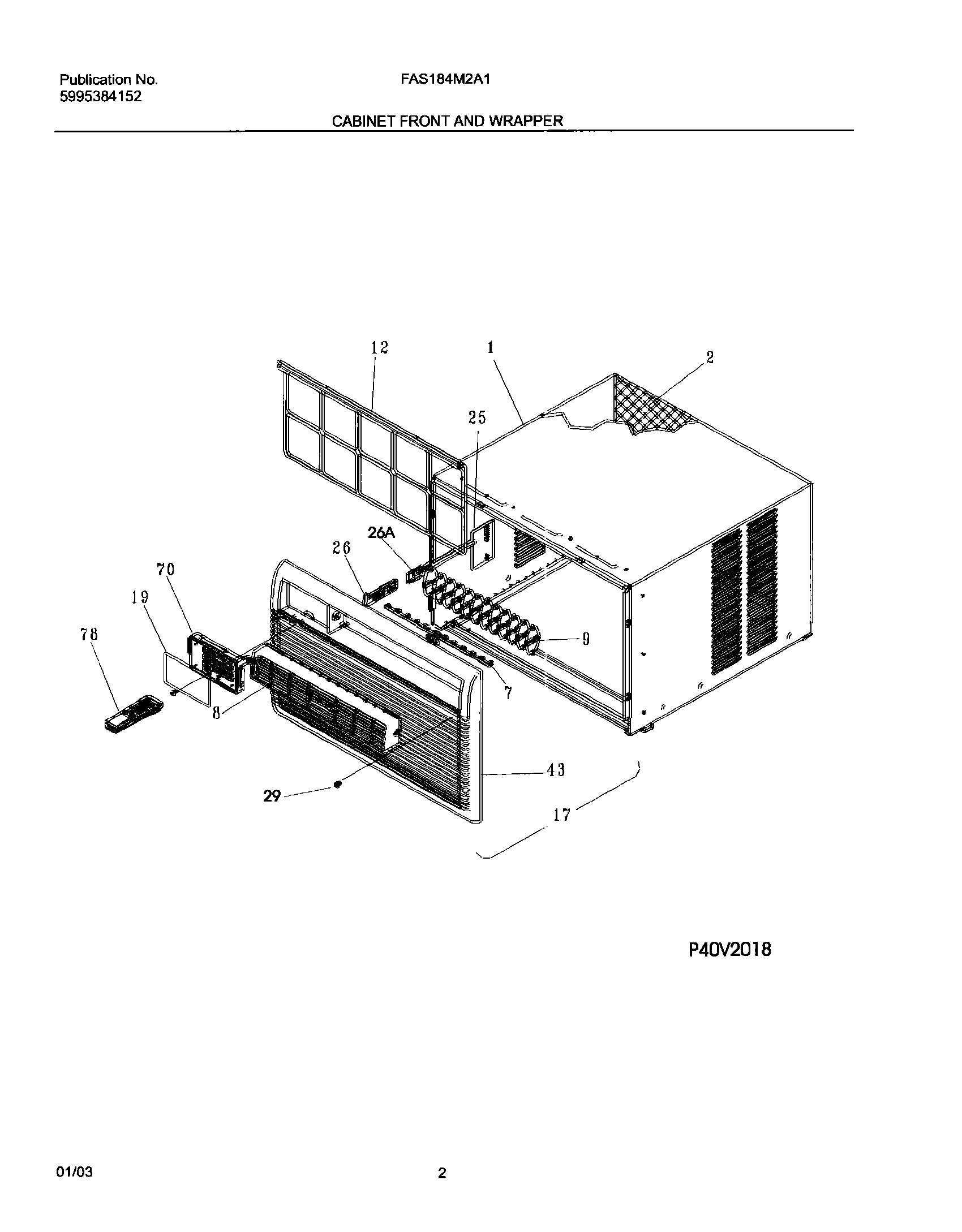 03 - CABINET FRONT AND WRAPPER