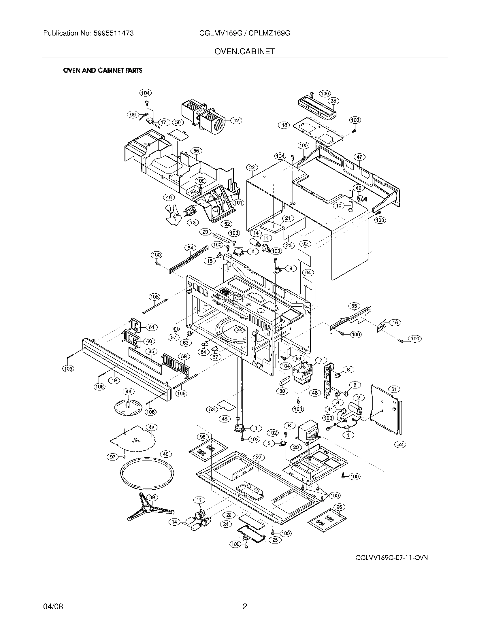 03 - OVEN,CABINET