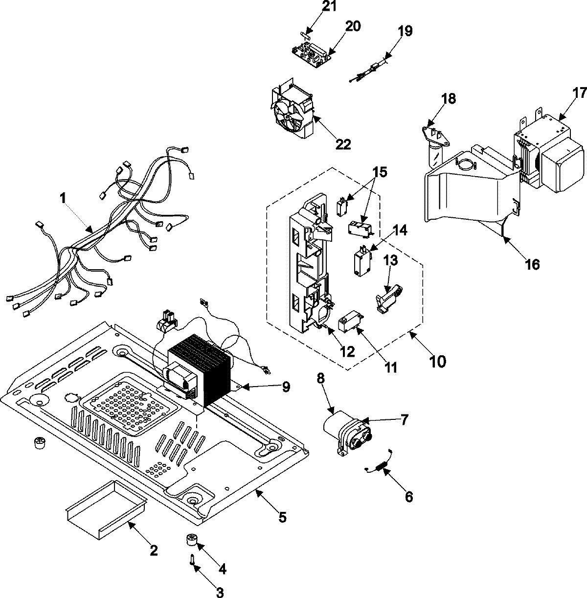 03 - INTERNAL CONTROL/LATCH ASY/BASE