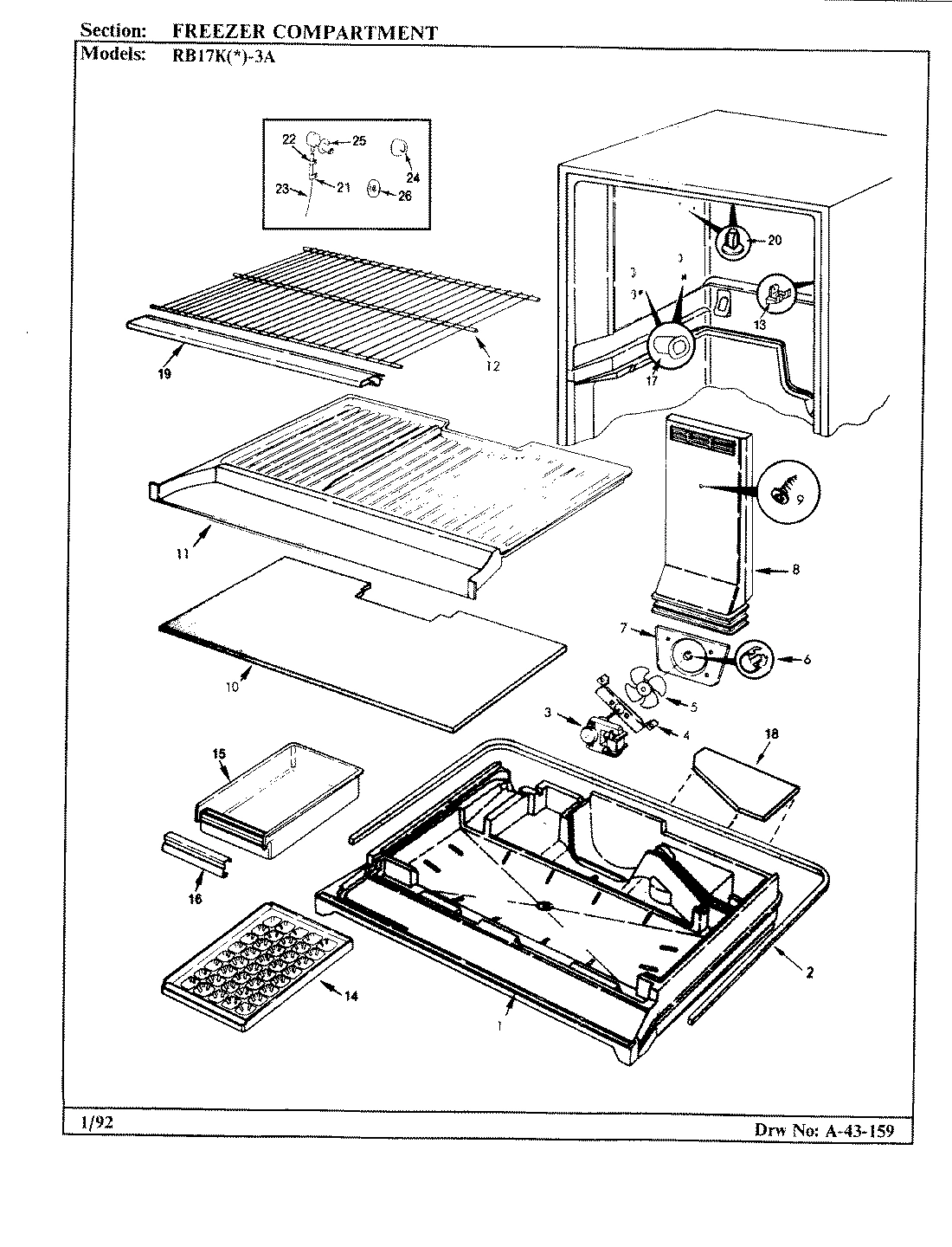 01 - FREEZER COMPARTMENT
