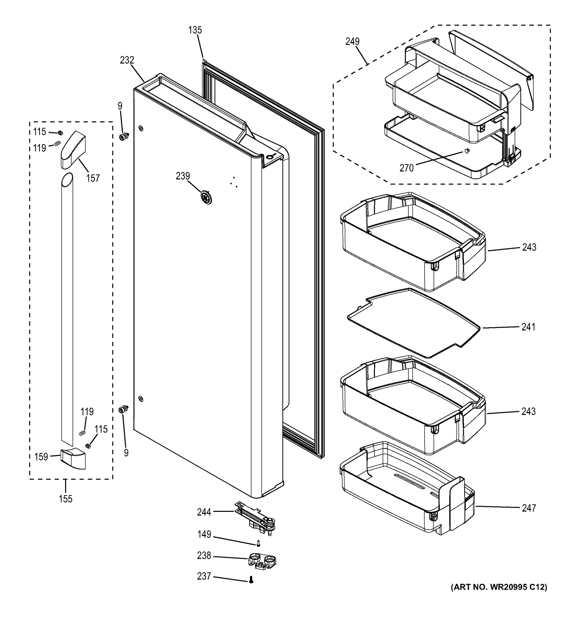 FRESH FOOD DOOR - RH