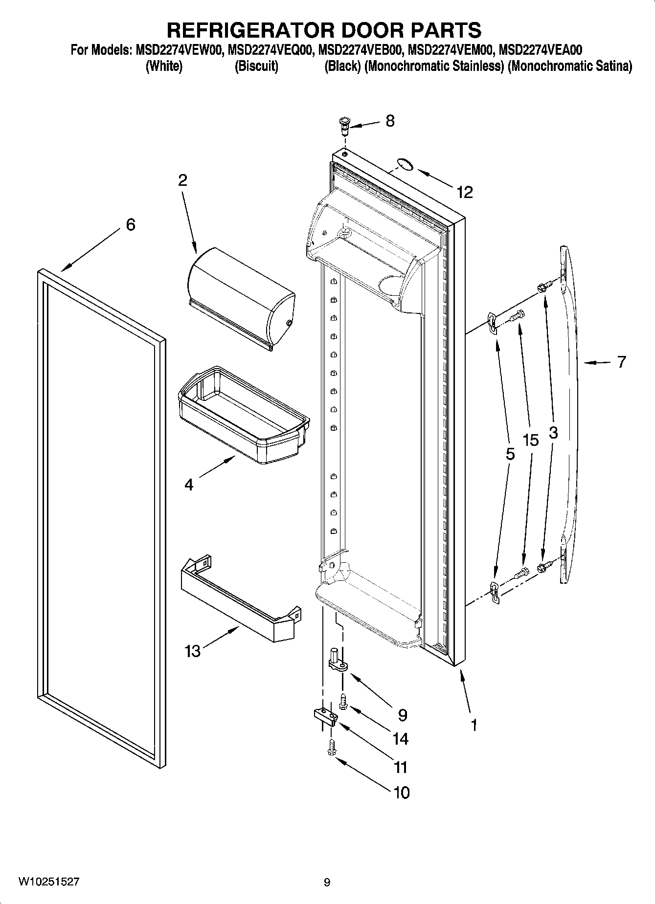 06 - REFRIGERATOR DOOR PARTS