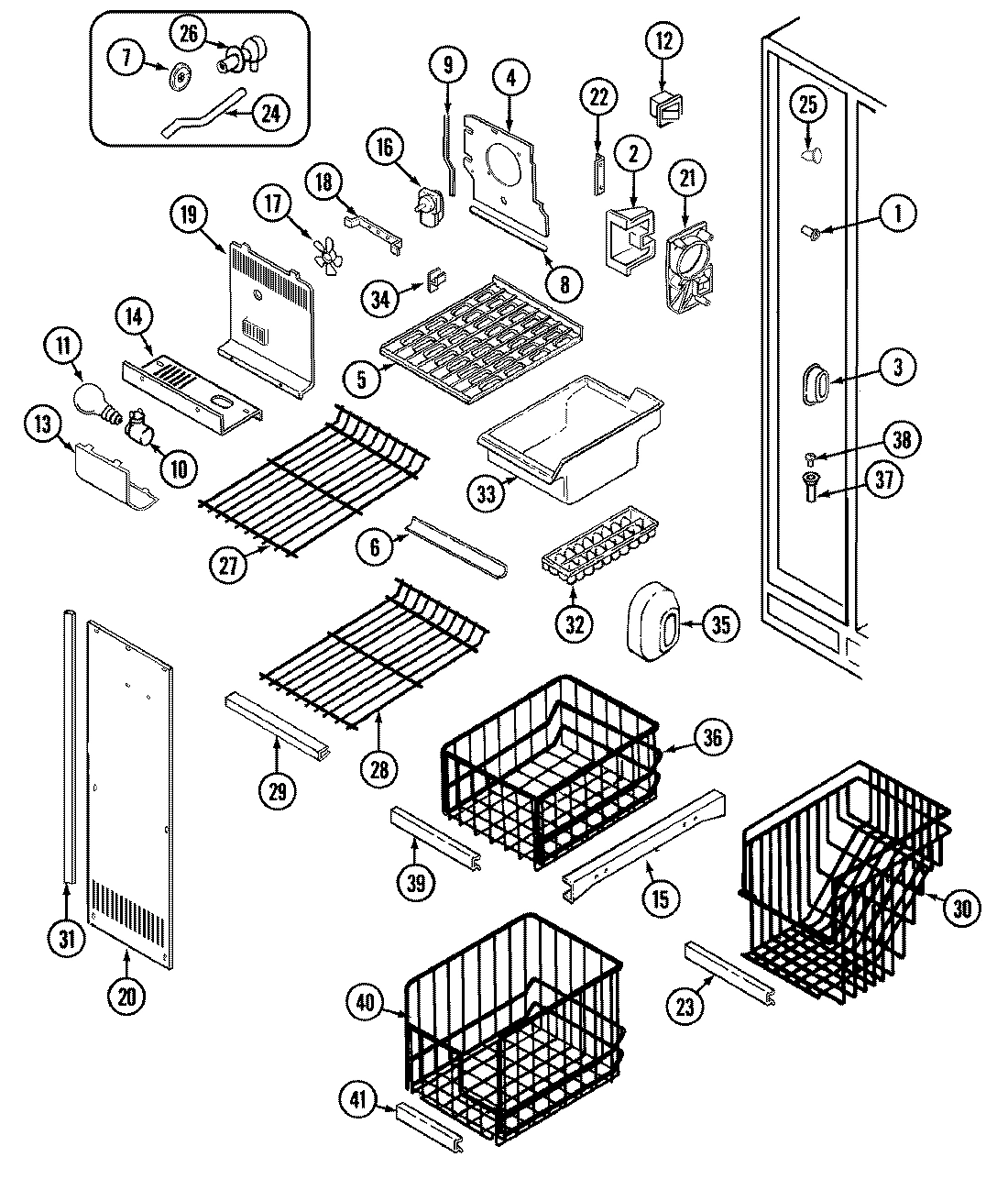01 - FREEZER COMPARTMENT