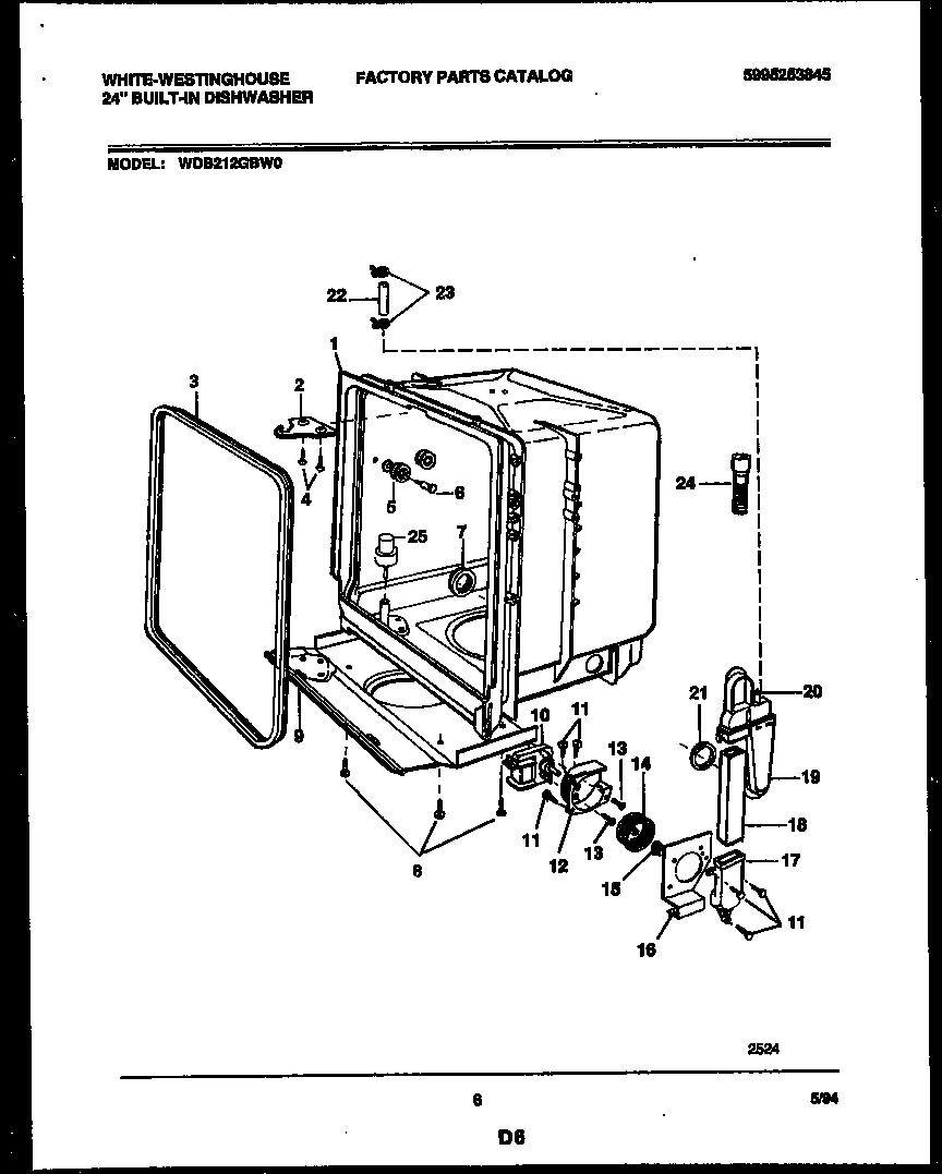 05 - TUB AND FRAME PARTS