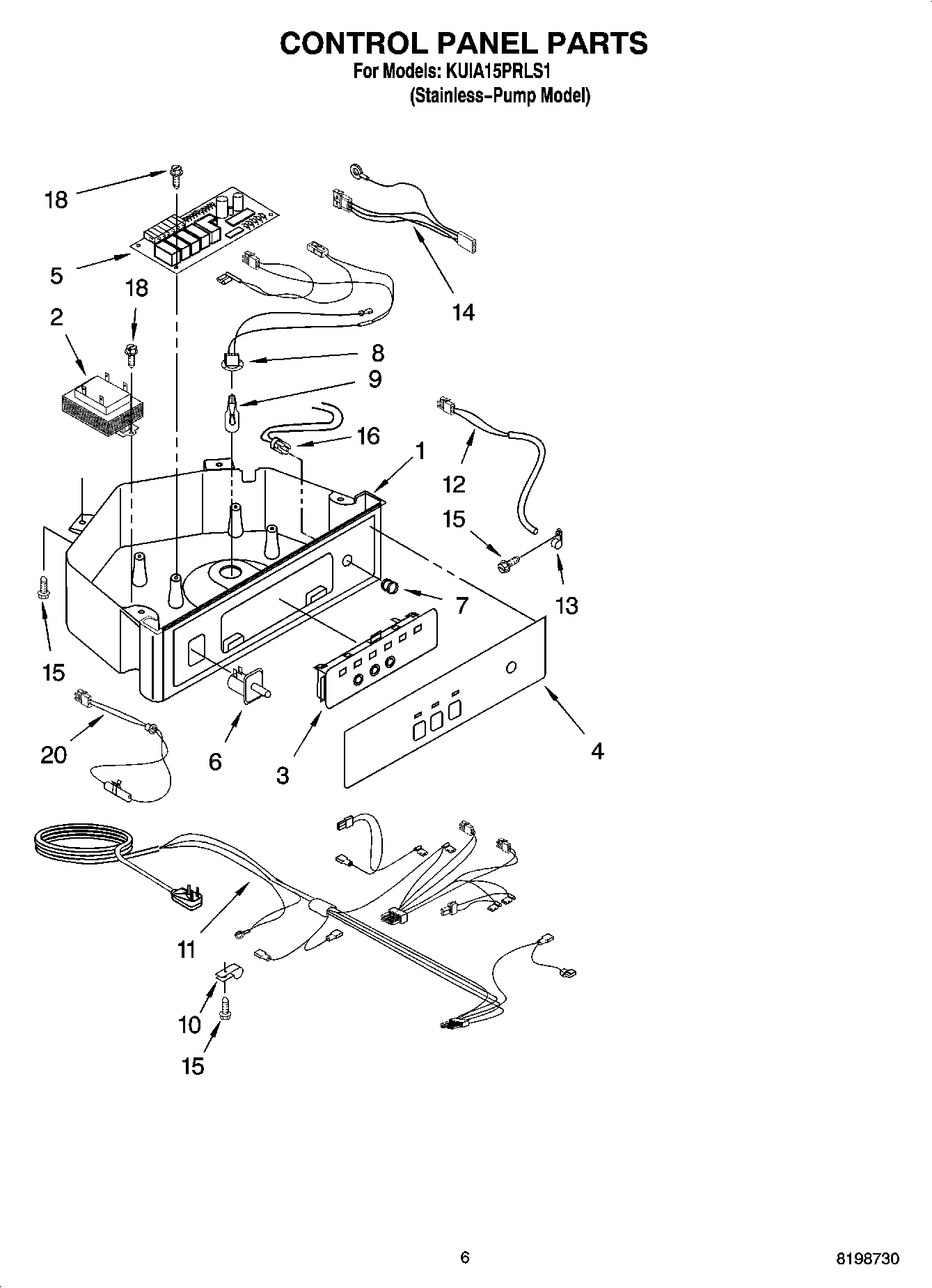 04 - CONTROL PANEL PARTS