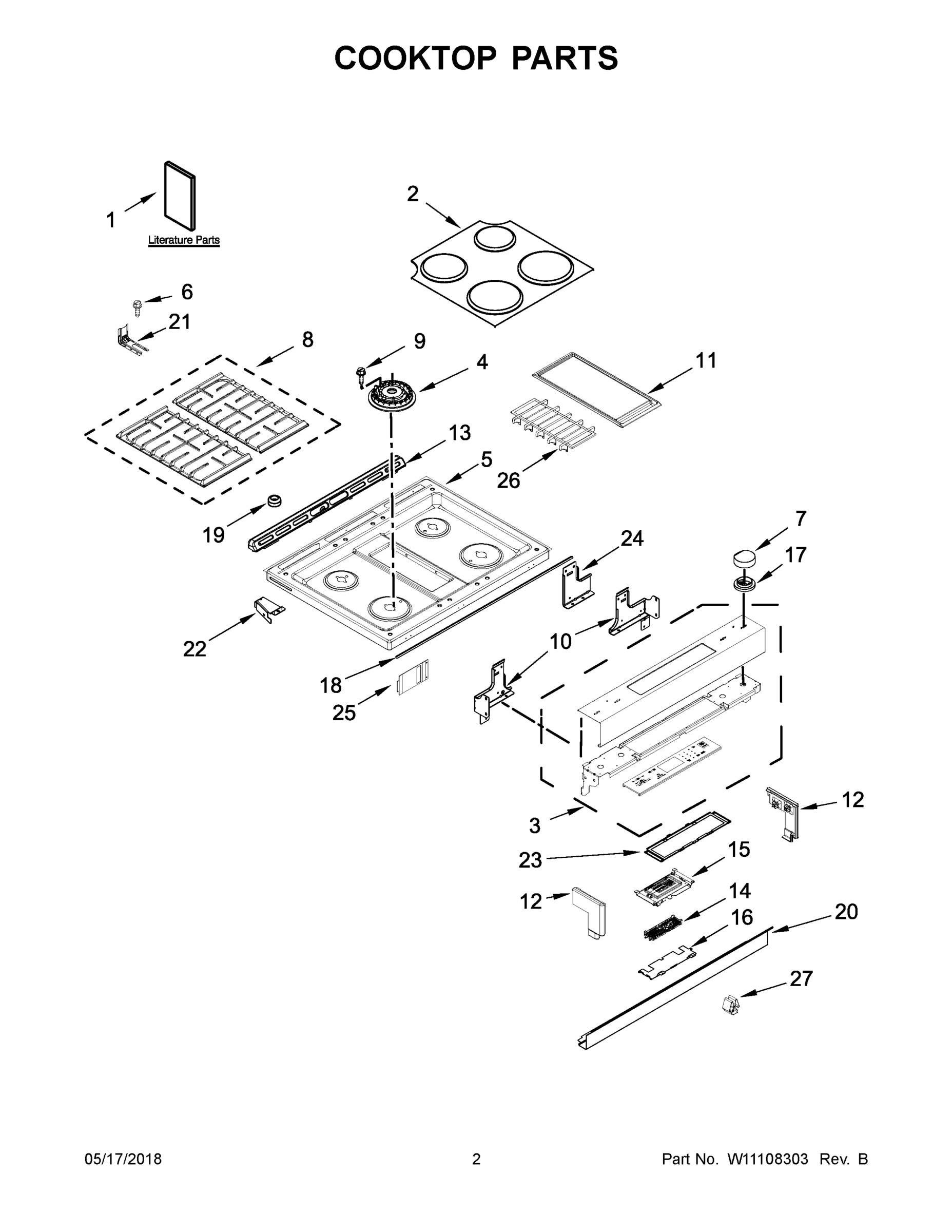 02 - COOKTOP PARTS