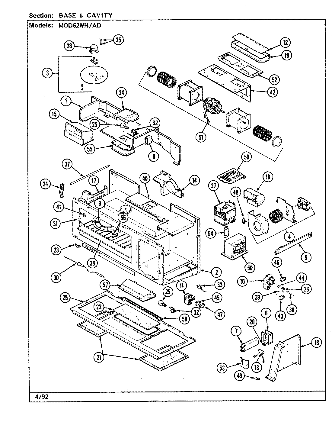 01 - BASE & CAVITY (MOD62)