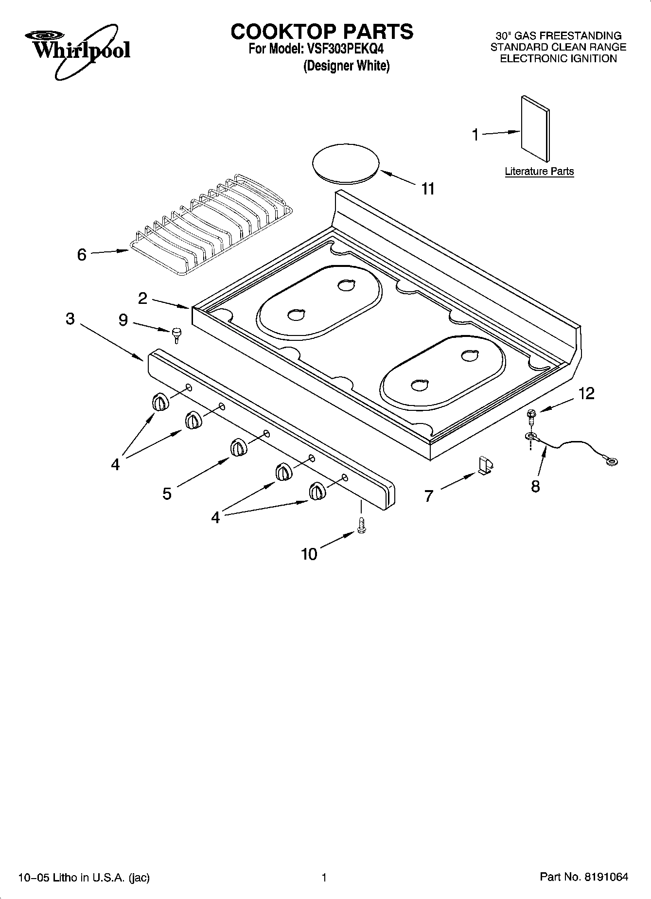 01 - COOKTOP PARTS