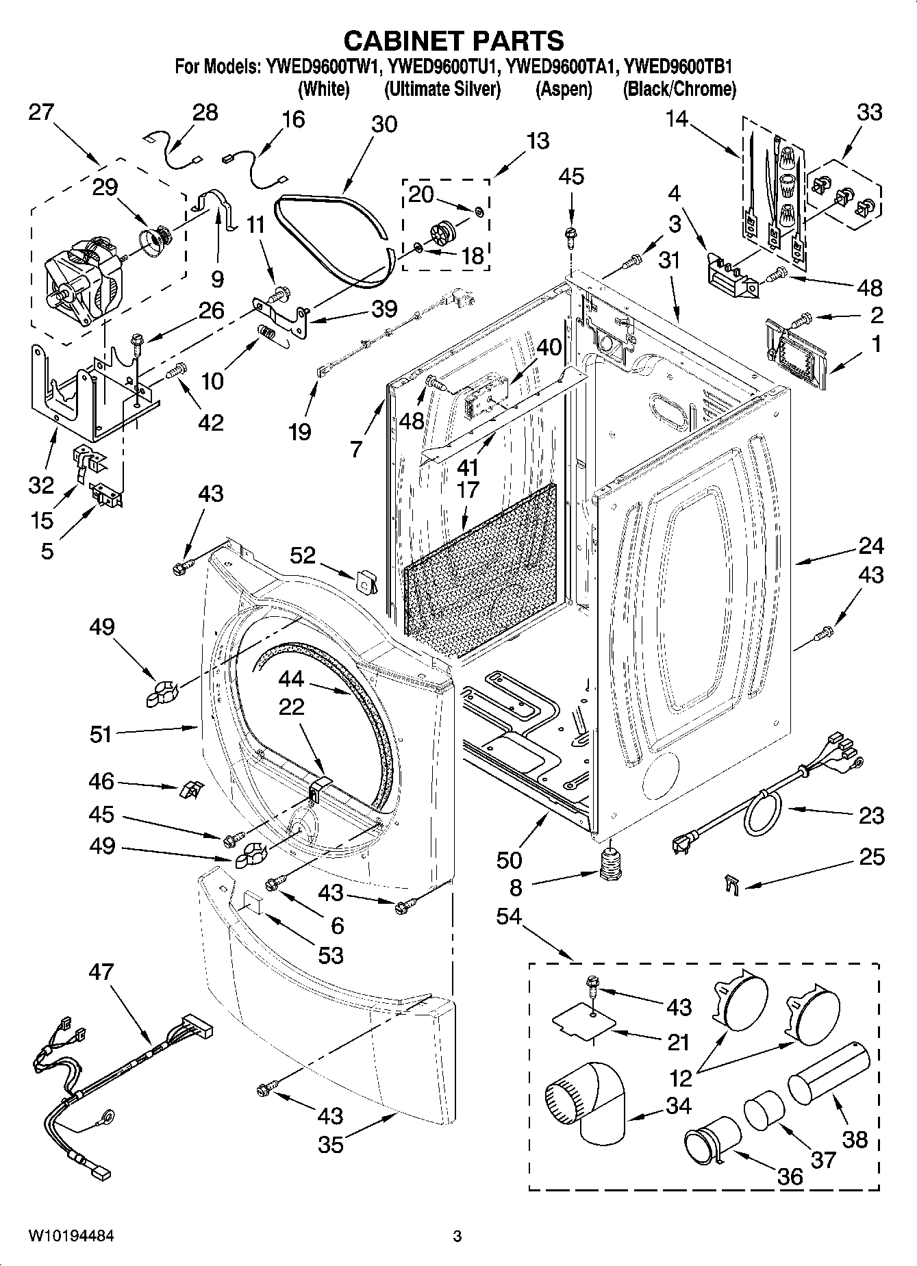 02 - CABINET PARTS
