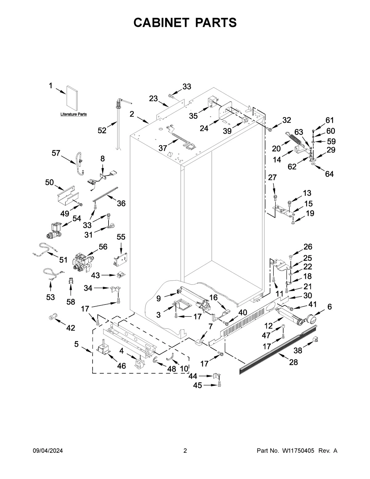 02 - CABINET PARTS