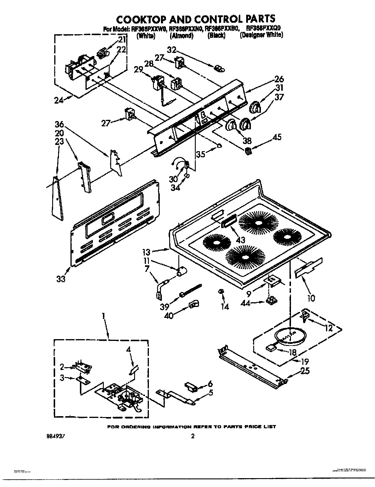 02 - COOKTOP AND CONTROL