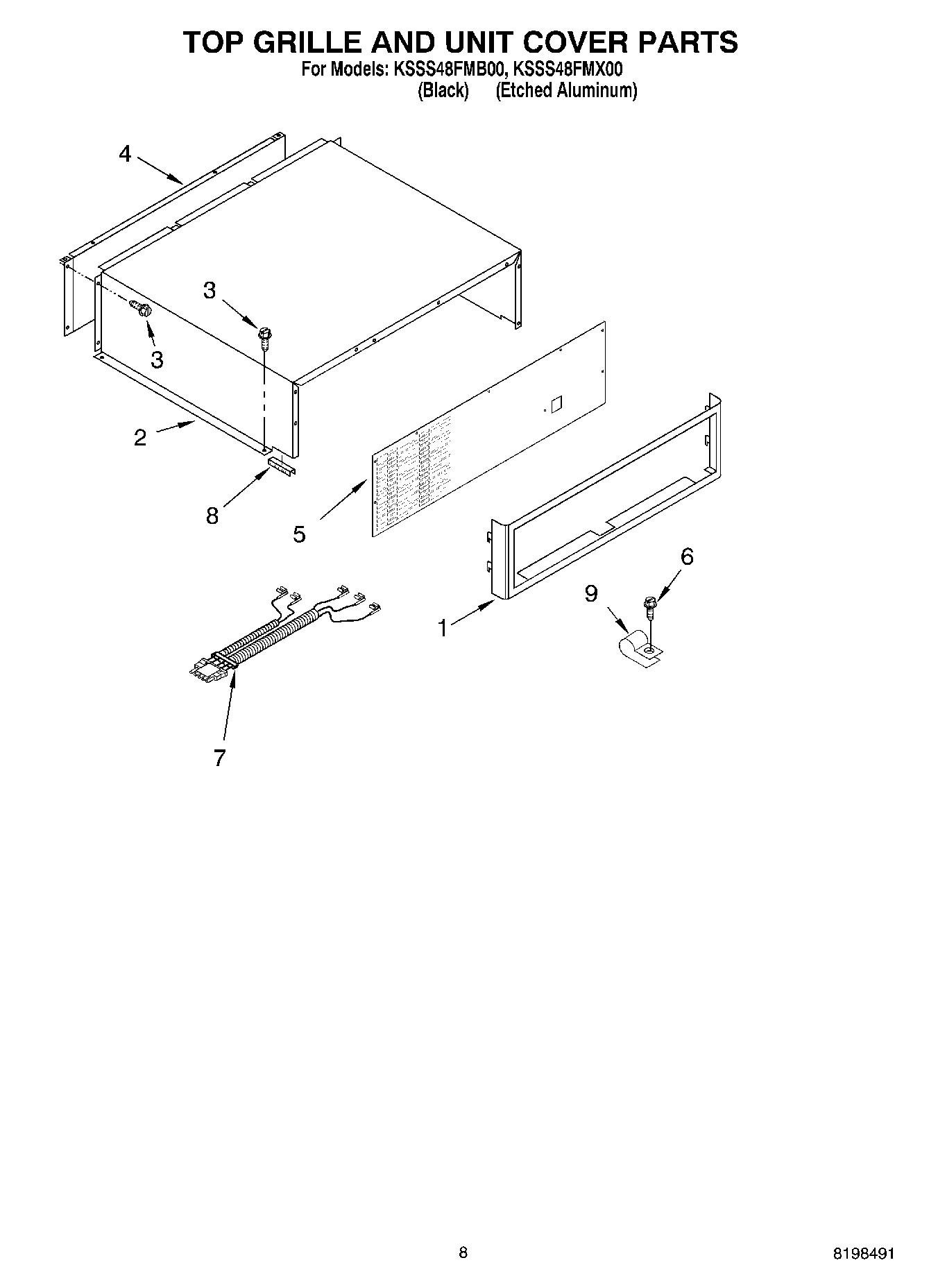 06 - TOP GRILLE AND UNIT COVER PARTS