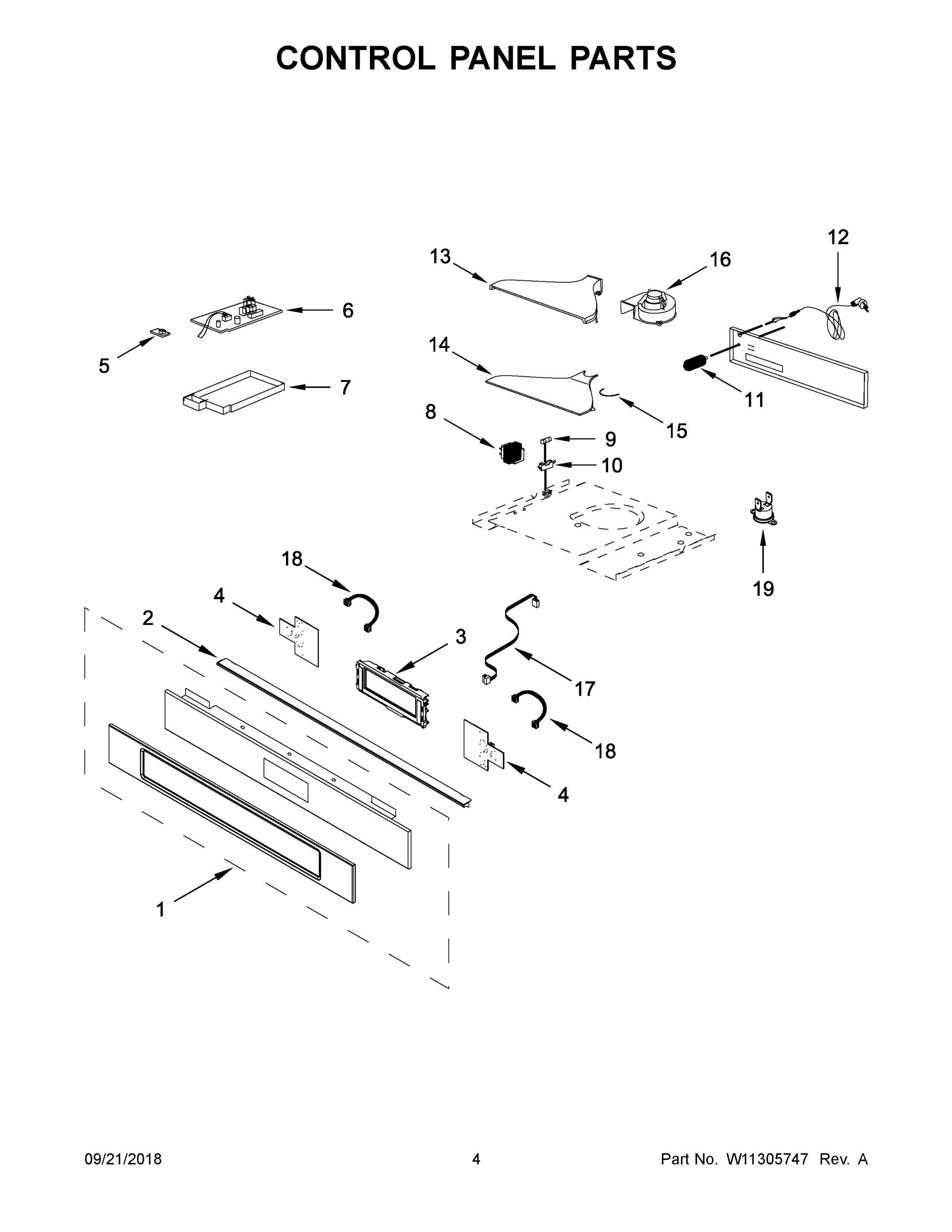 03 - CONTROL PANEL PARTS