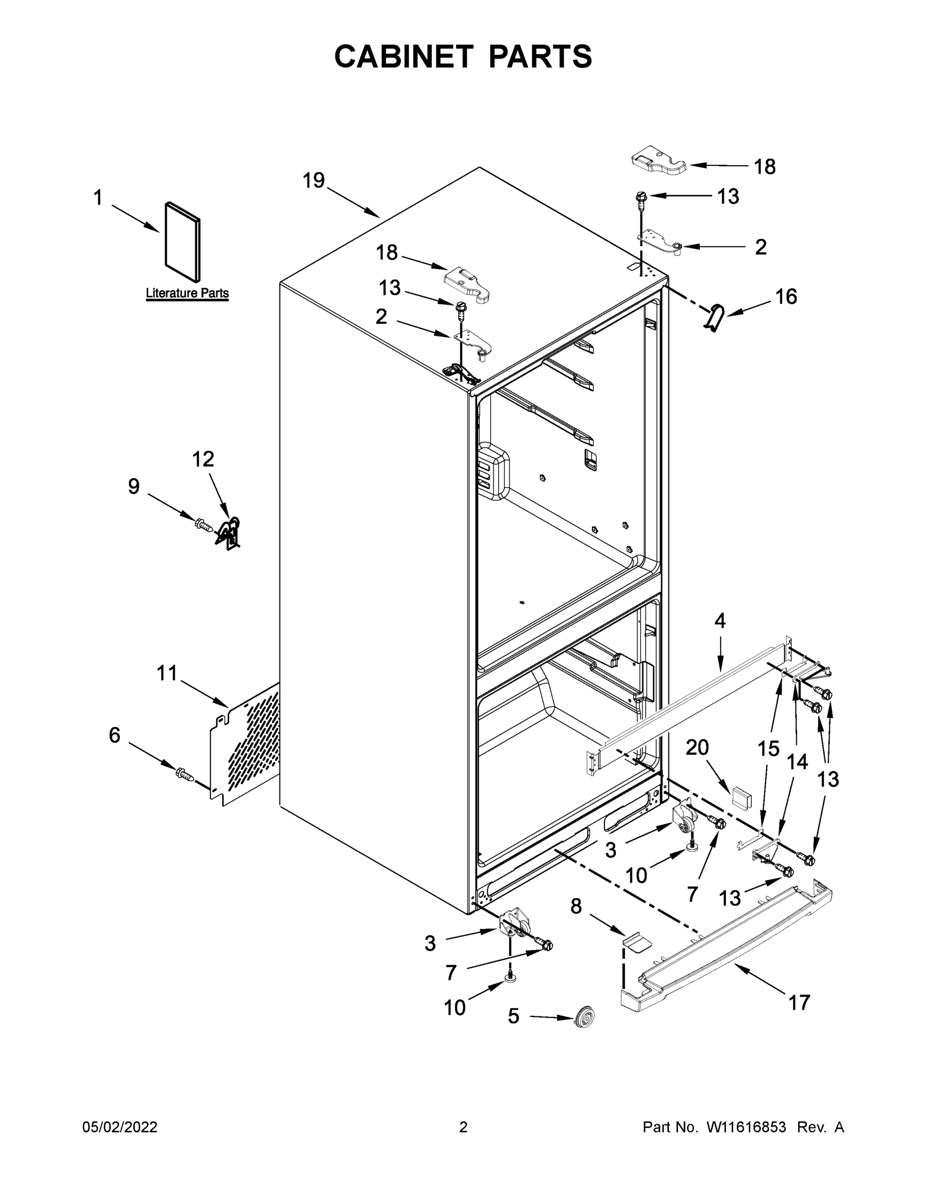 02 - CABINET PARTS