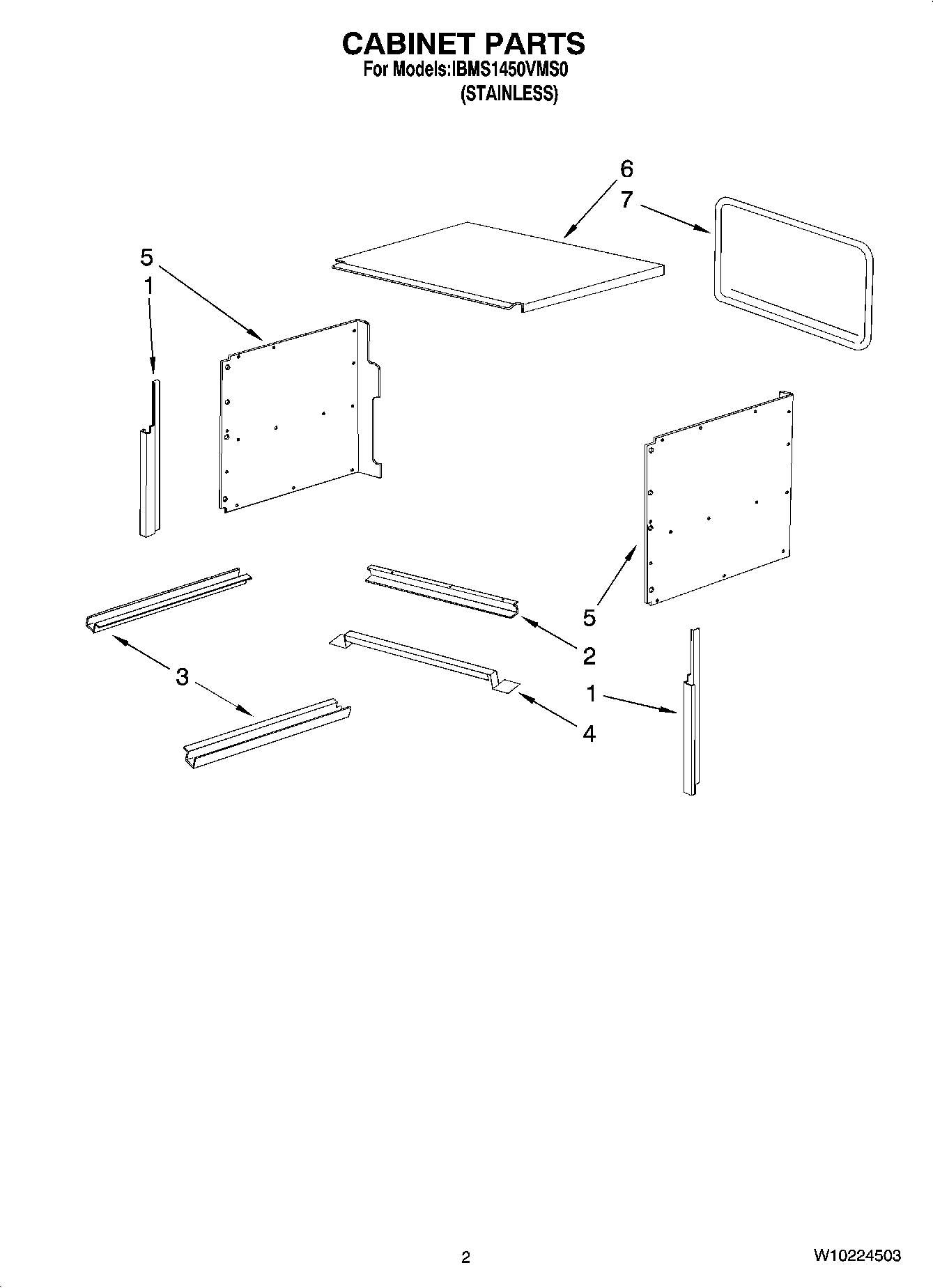 02 - CABINET PARTS