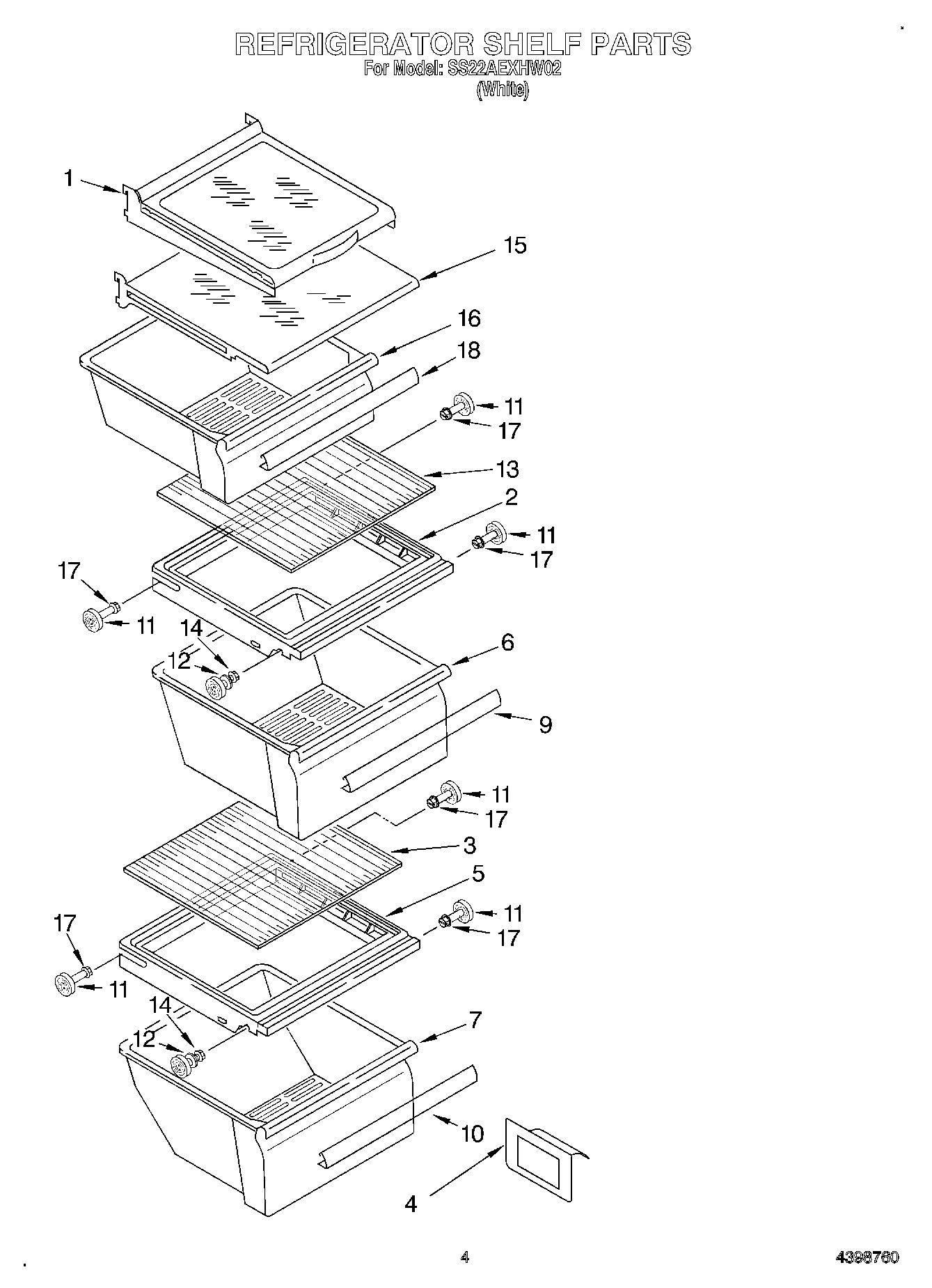 03 - REFRIGERATOR SHELF