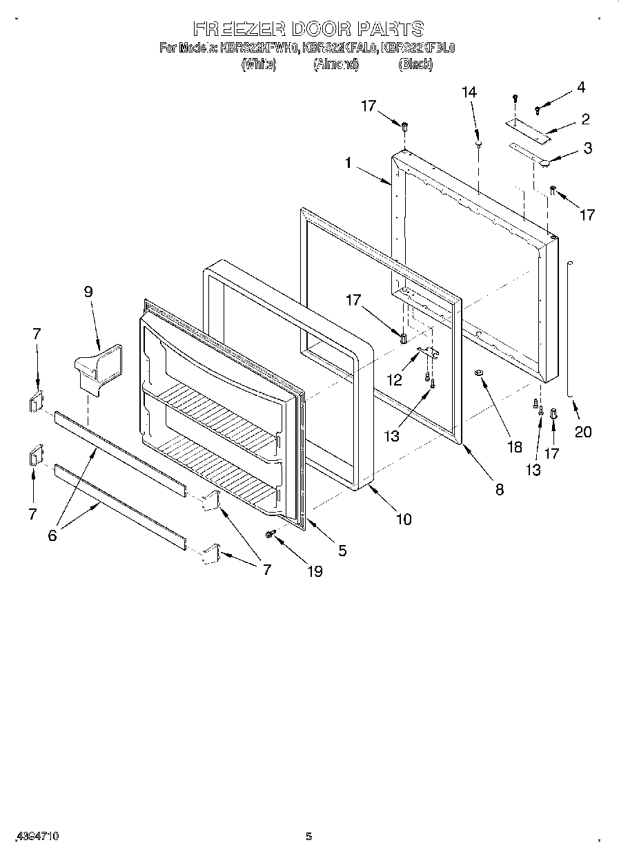 03 - FREEZER DOOR