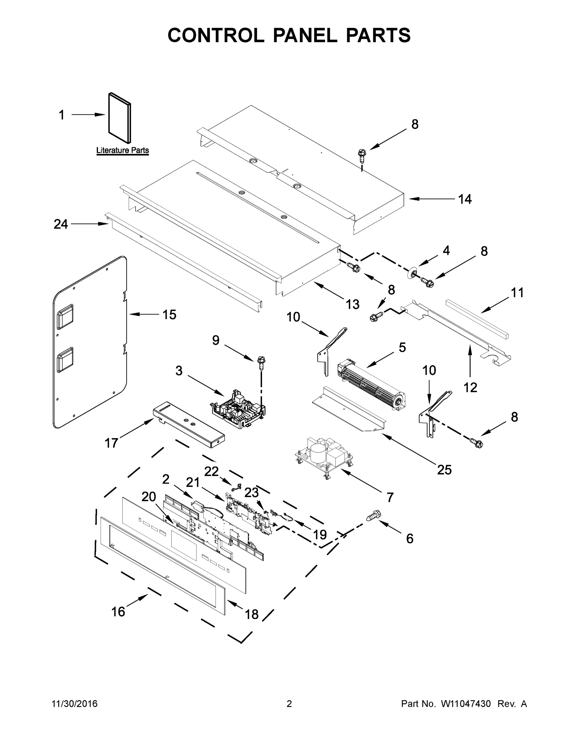 02 - CONTROL PANEL PARTS