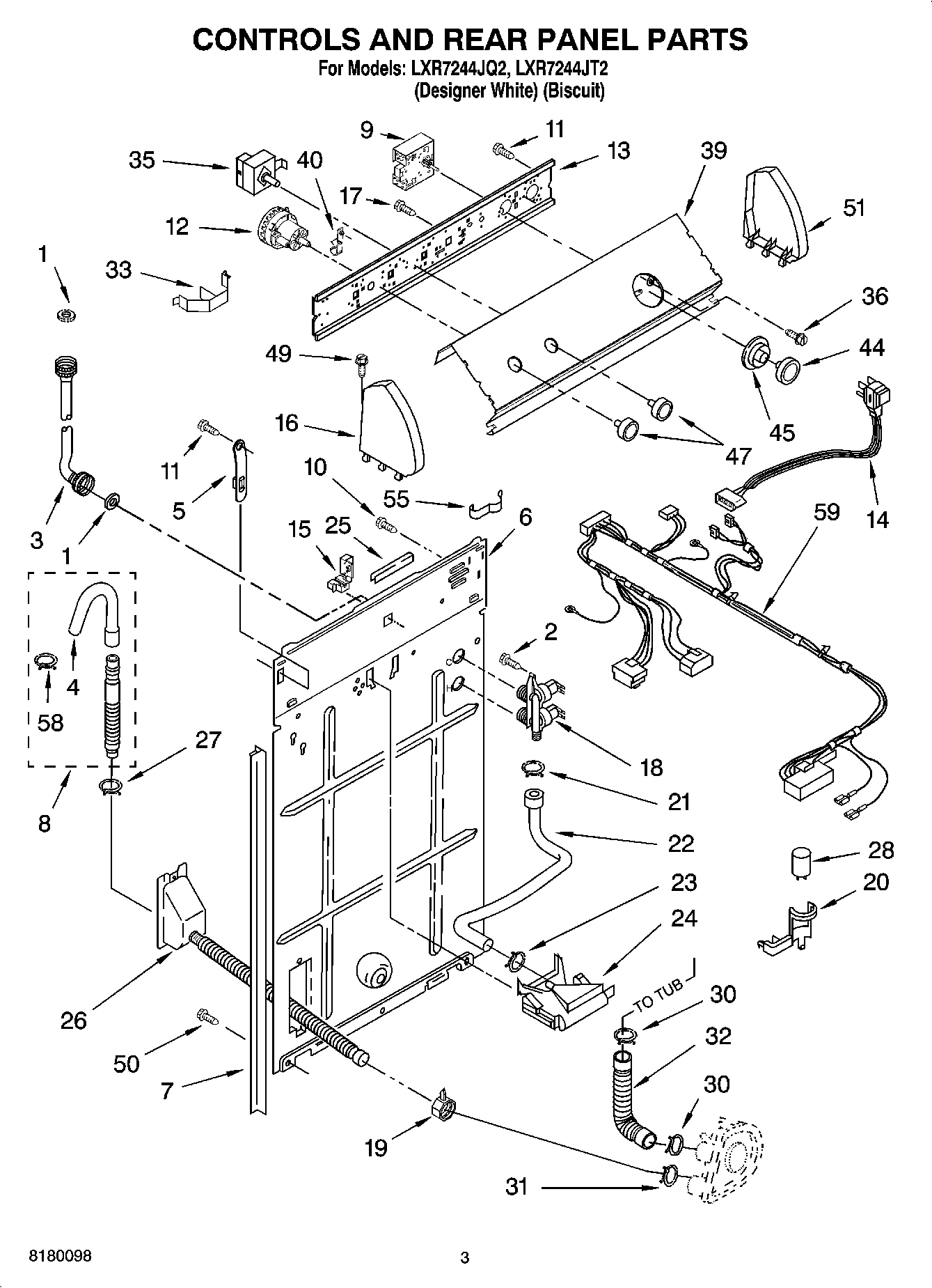 02 - CONTROL AND REAR PANEL PARTS