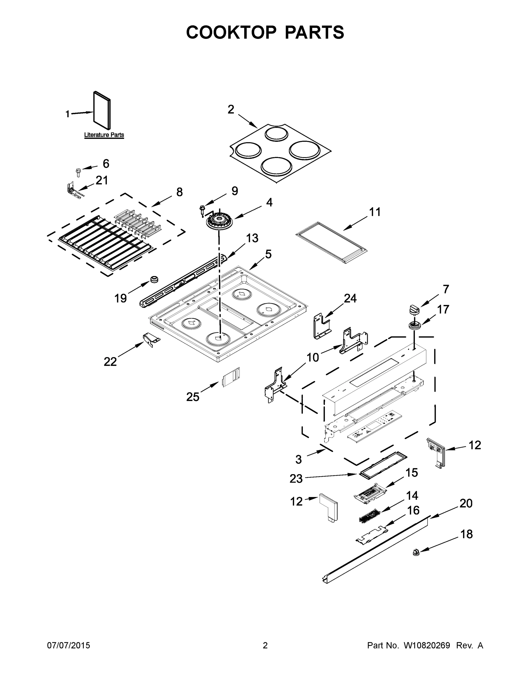 02 - COOKTOP PARTS