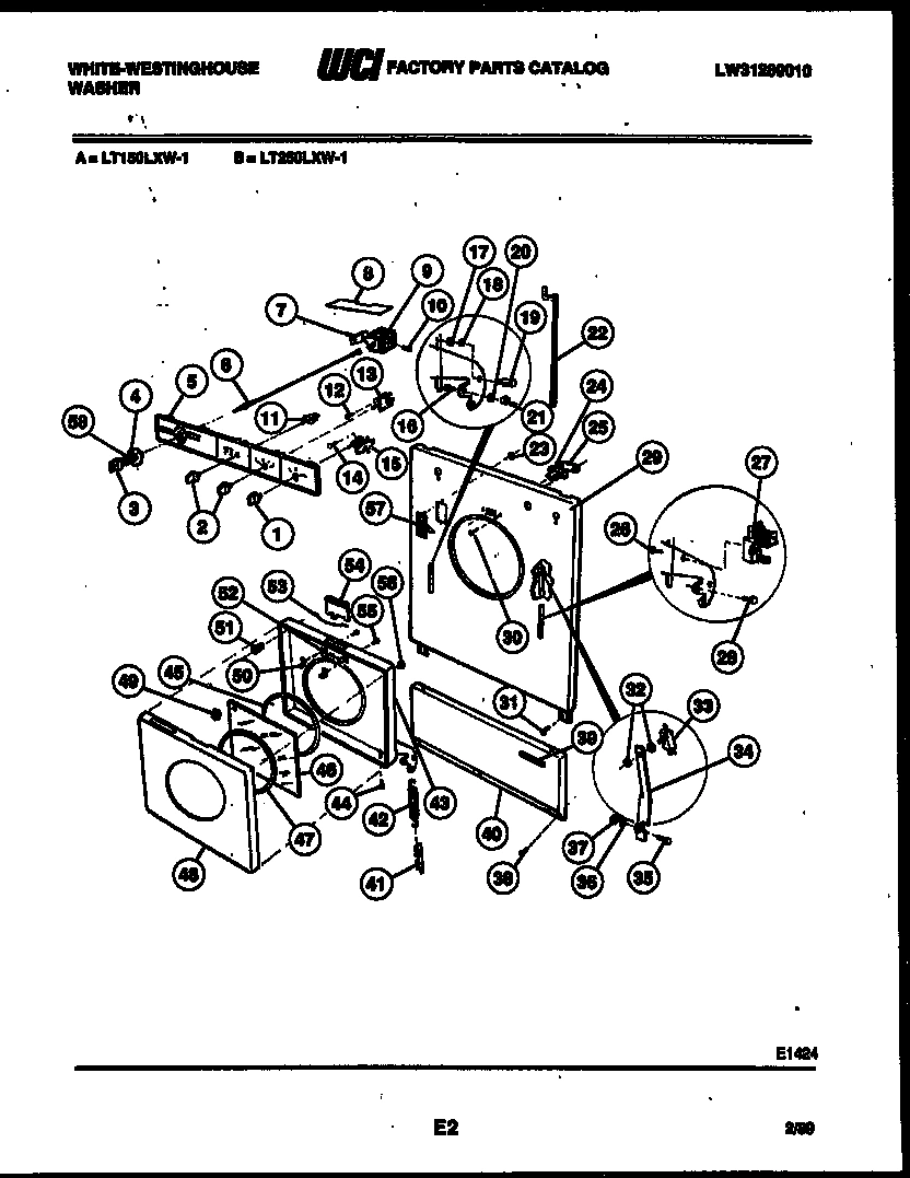 02 - CONSOLE, CONTROL AND DOOR PARTS