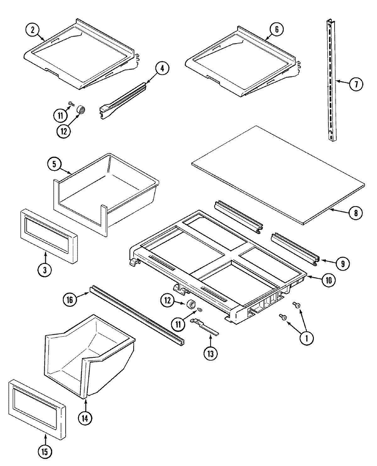 11 - SHELVES & ACCESSORIES