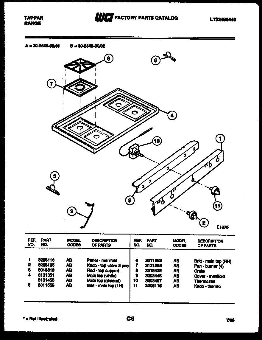 03 - COOKTOP PARTS