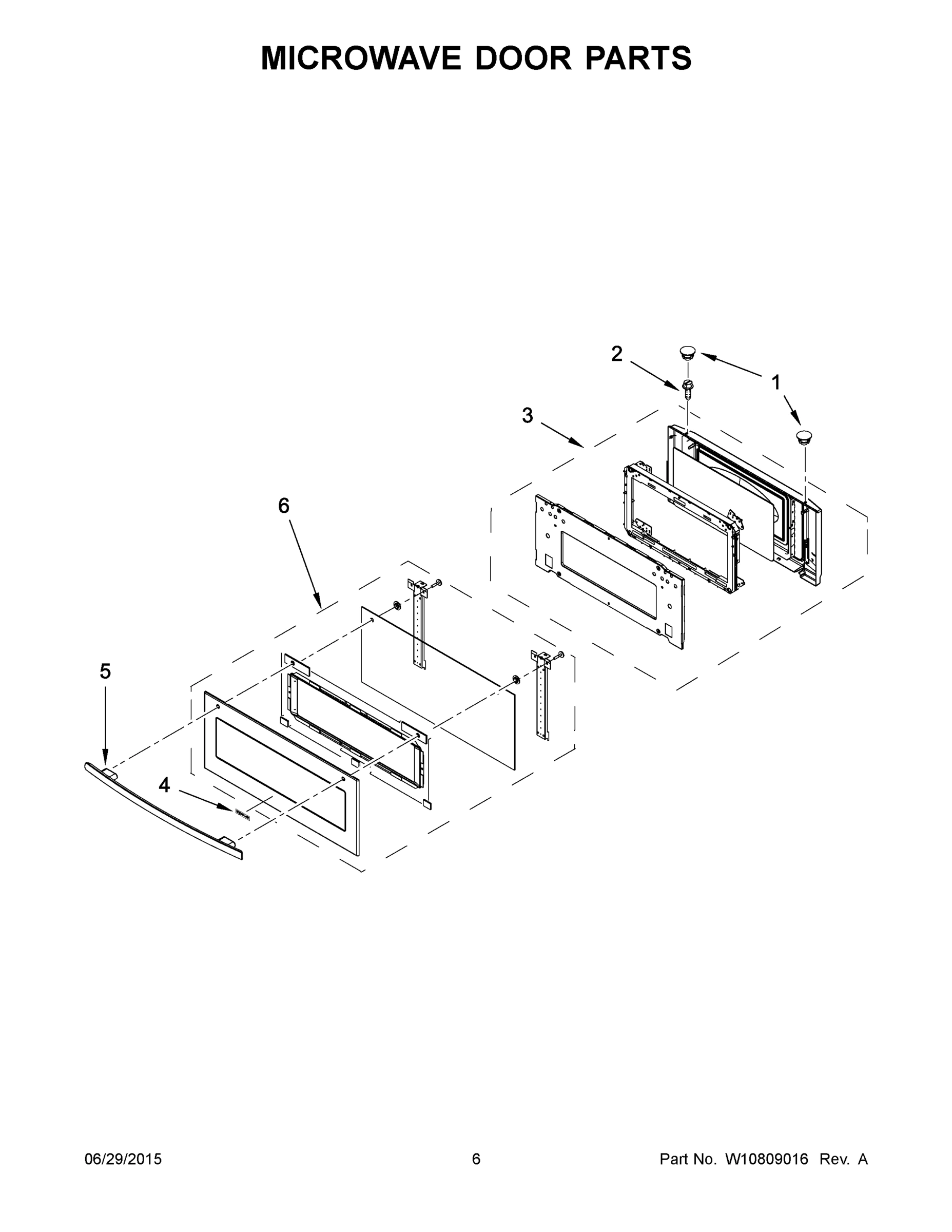 04 - MICROWAVE DOOR PARTS