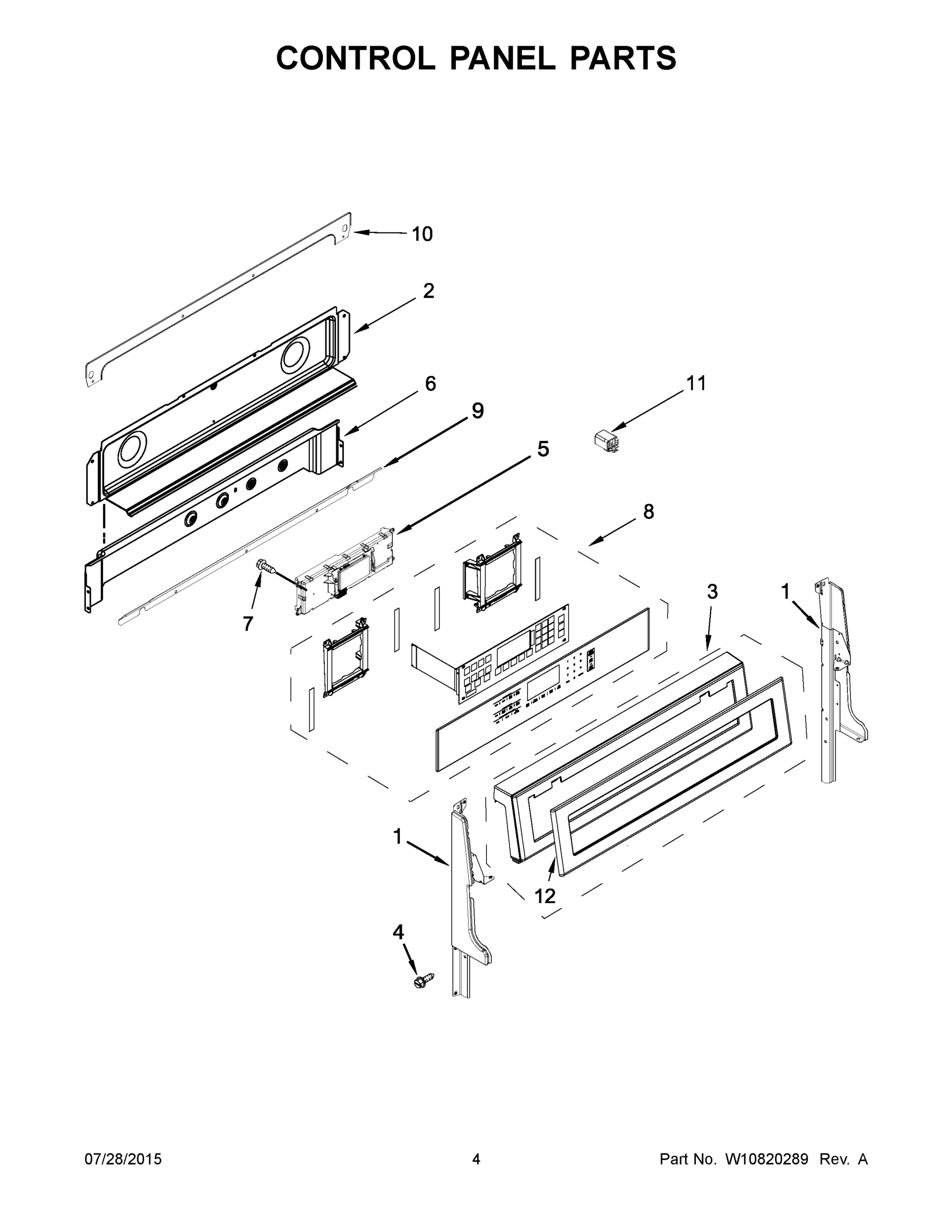 03 - CONTROL PANEL PARTS